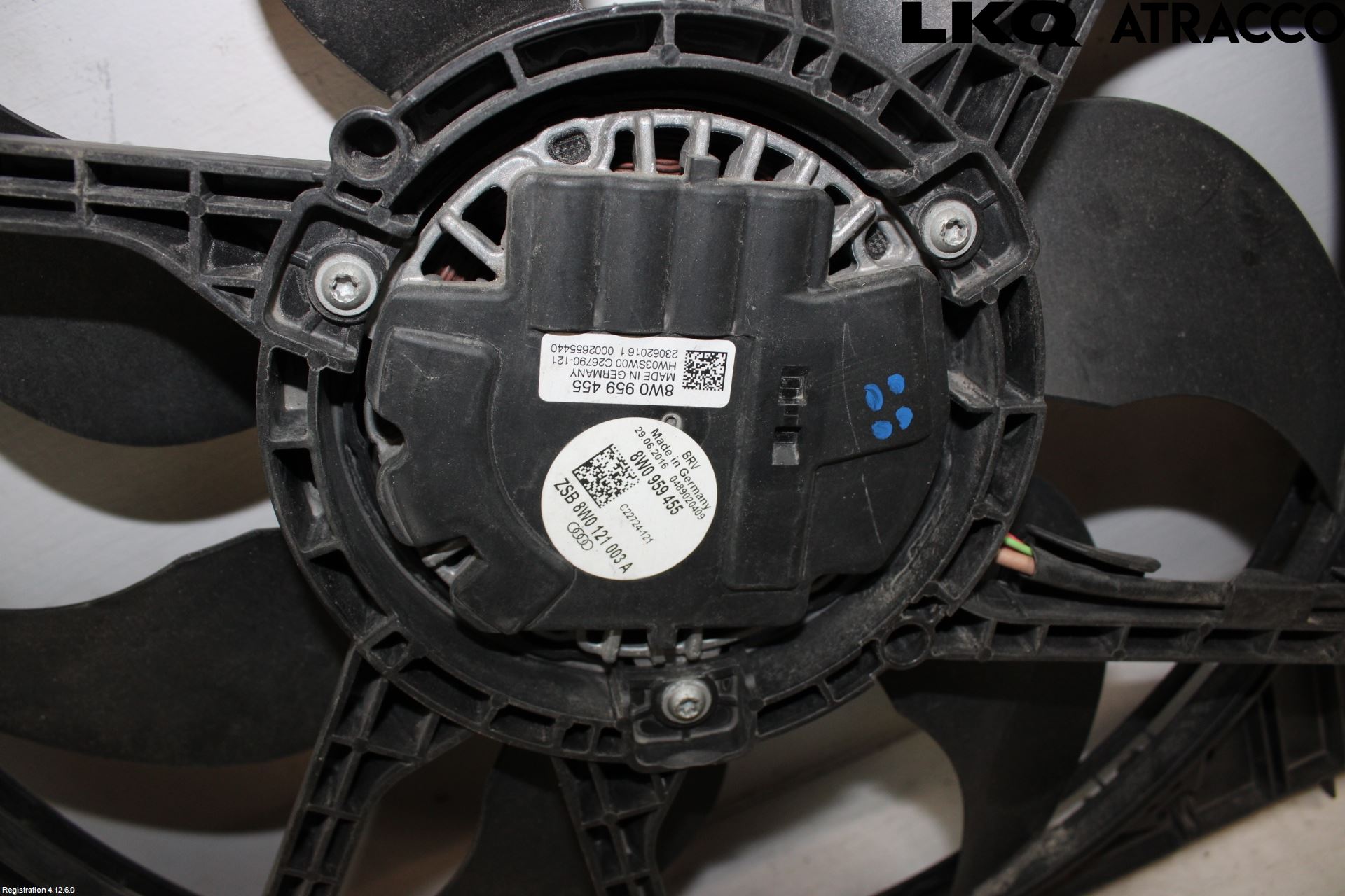 Audi A4/S4 B9 16-19 Kylfläkt El