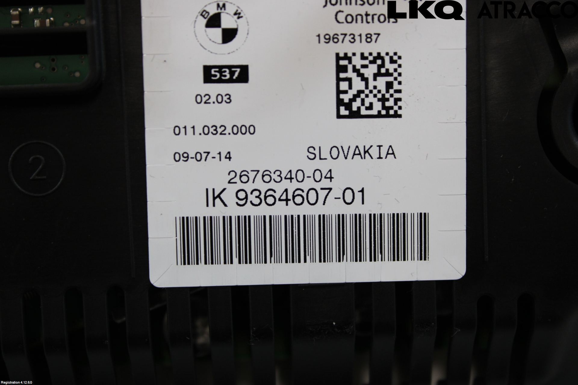 BMW 5 F10/F11/F18 09-17 Instrument Komb