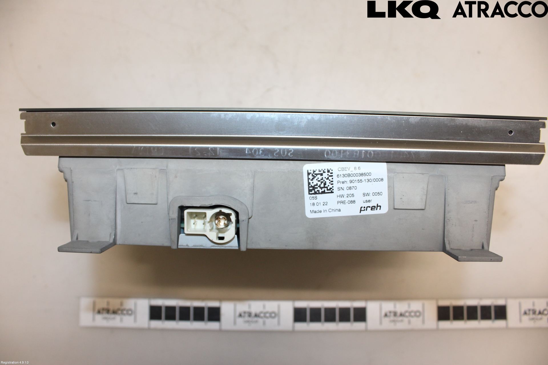 Audi E-TRON, S GE 19- Bildskärm