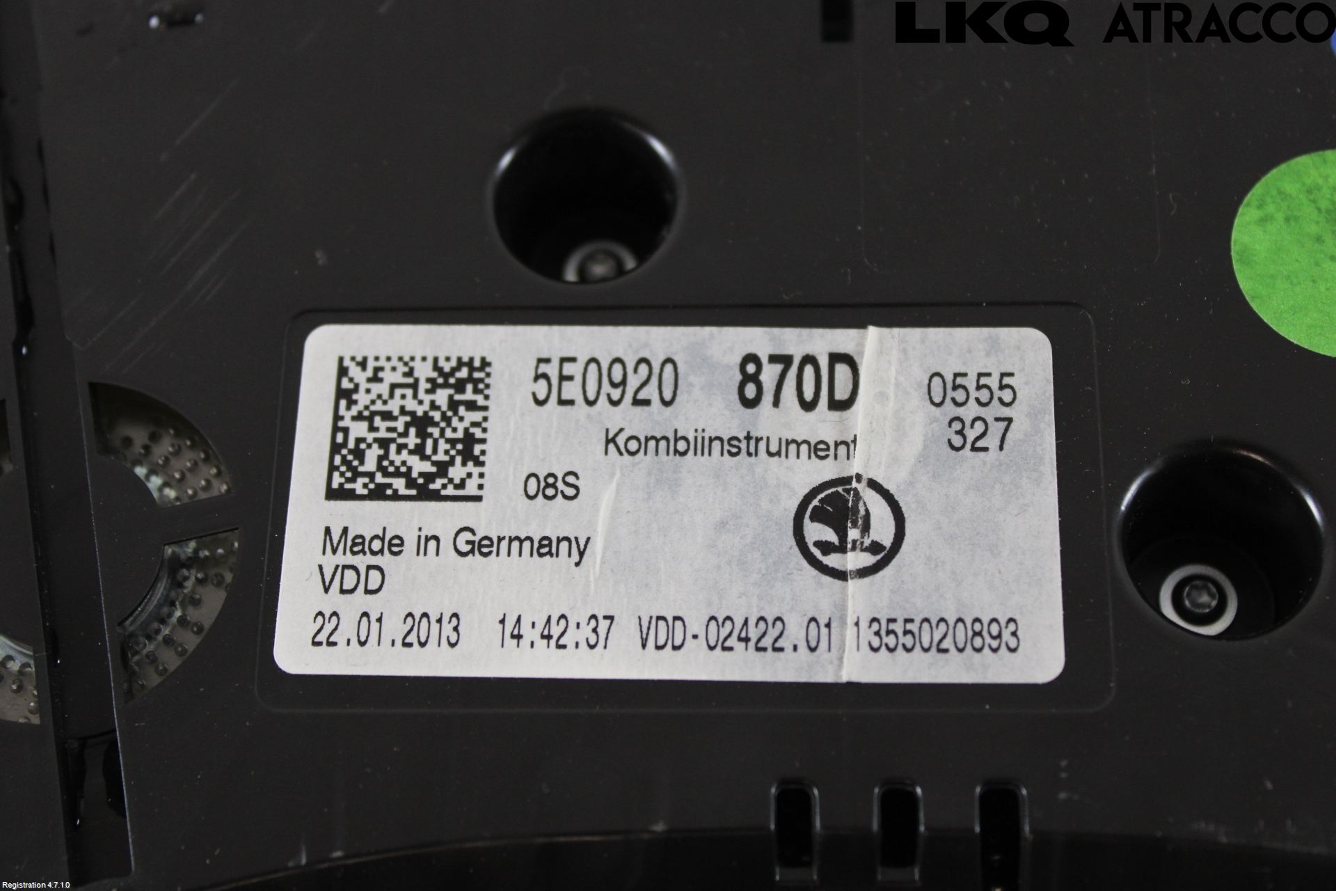 Skoda OCTAVIA (5E) 13-20 Instrument Komb