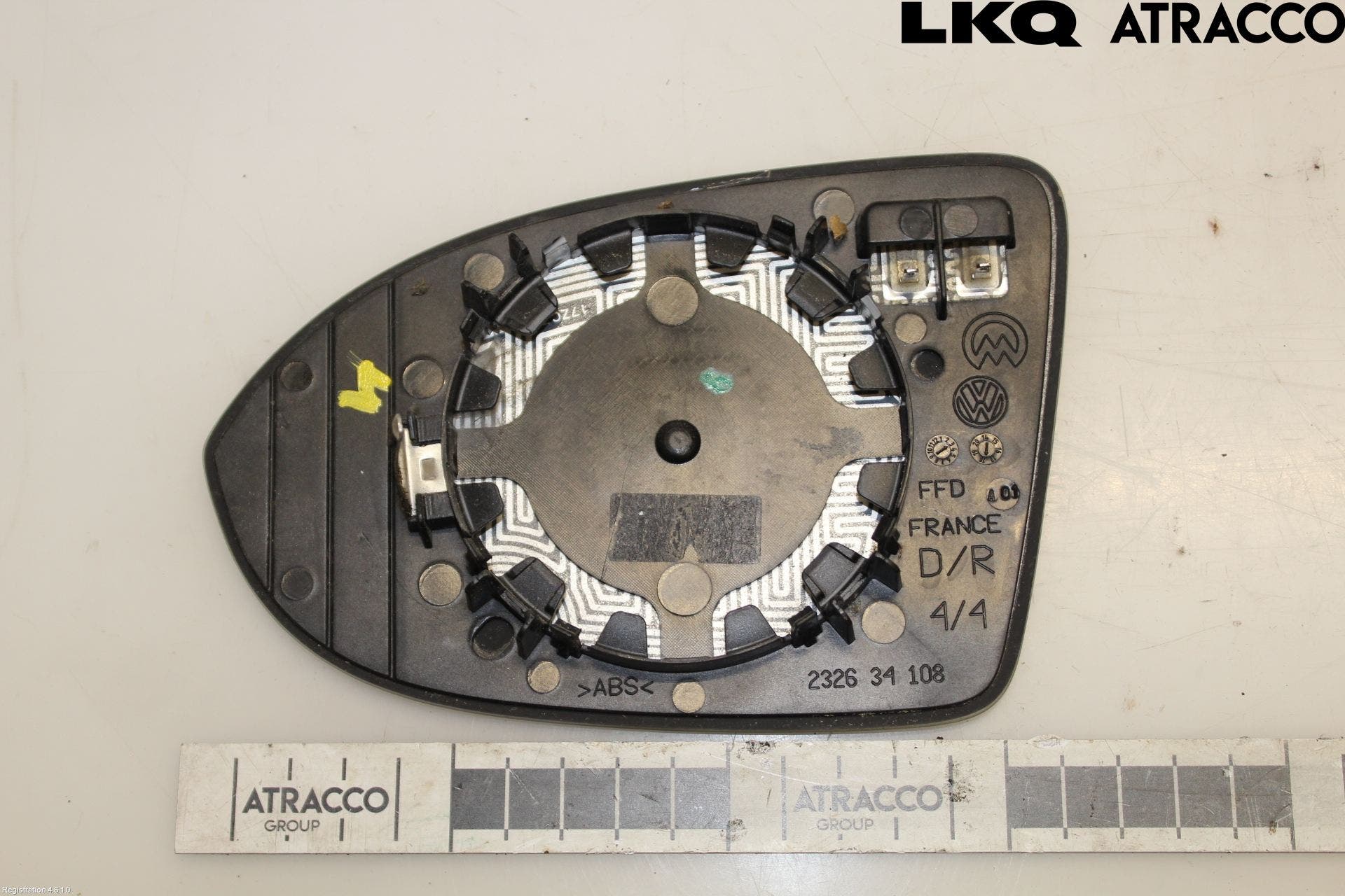 Volkswagen VW PASSAT 15-19 Spegelglas Hö