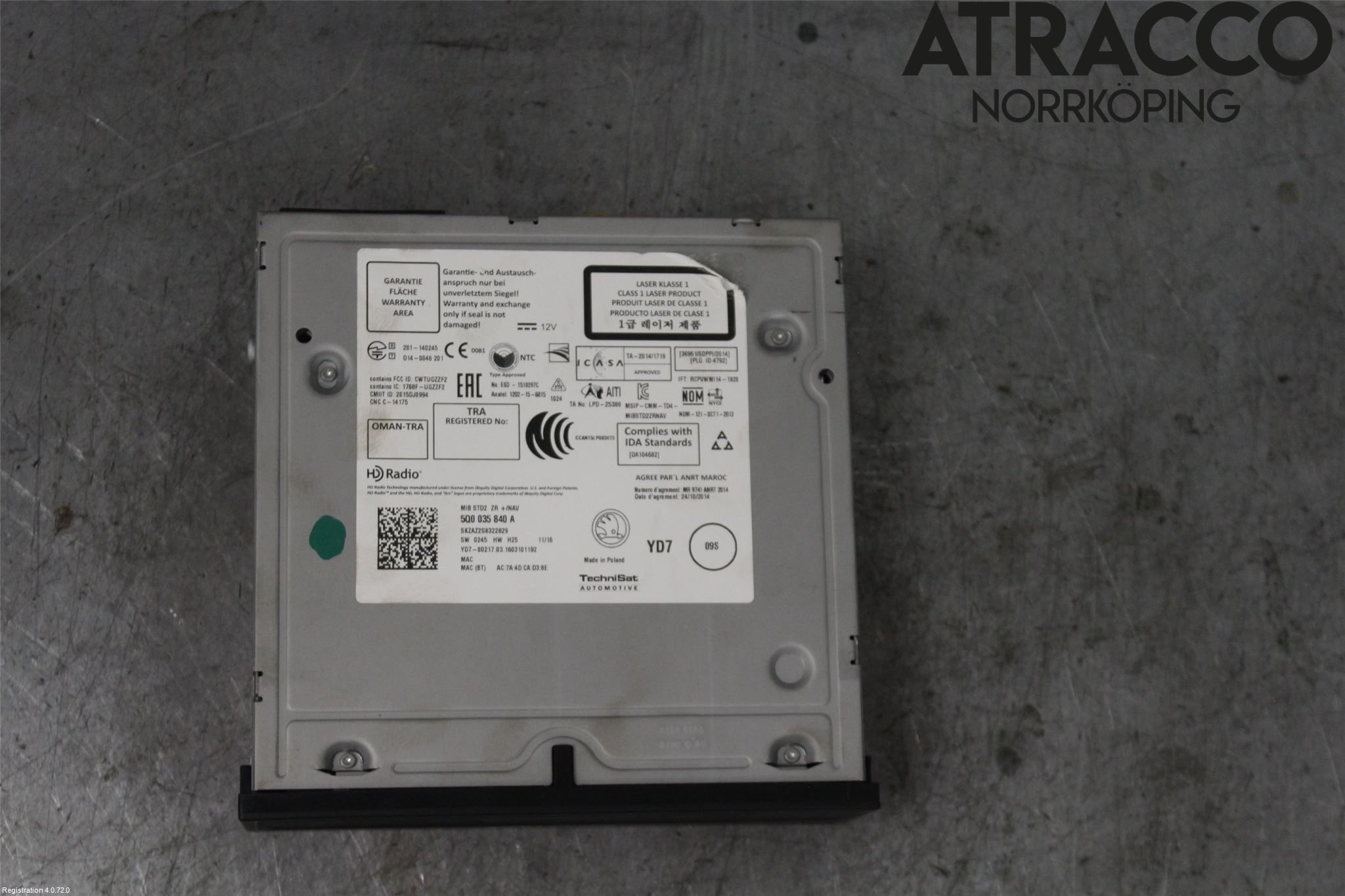 Skoda FABIA 15-21 Cd Radio - Multimediapanel