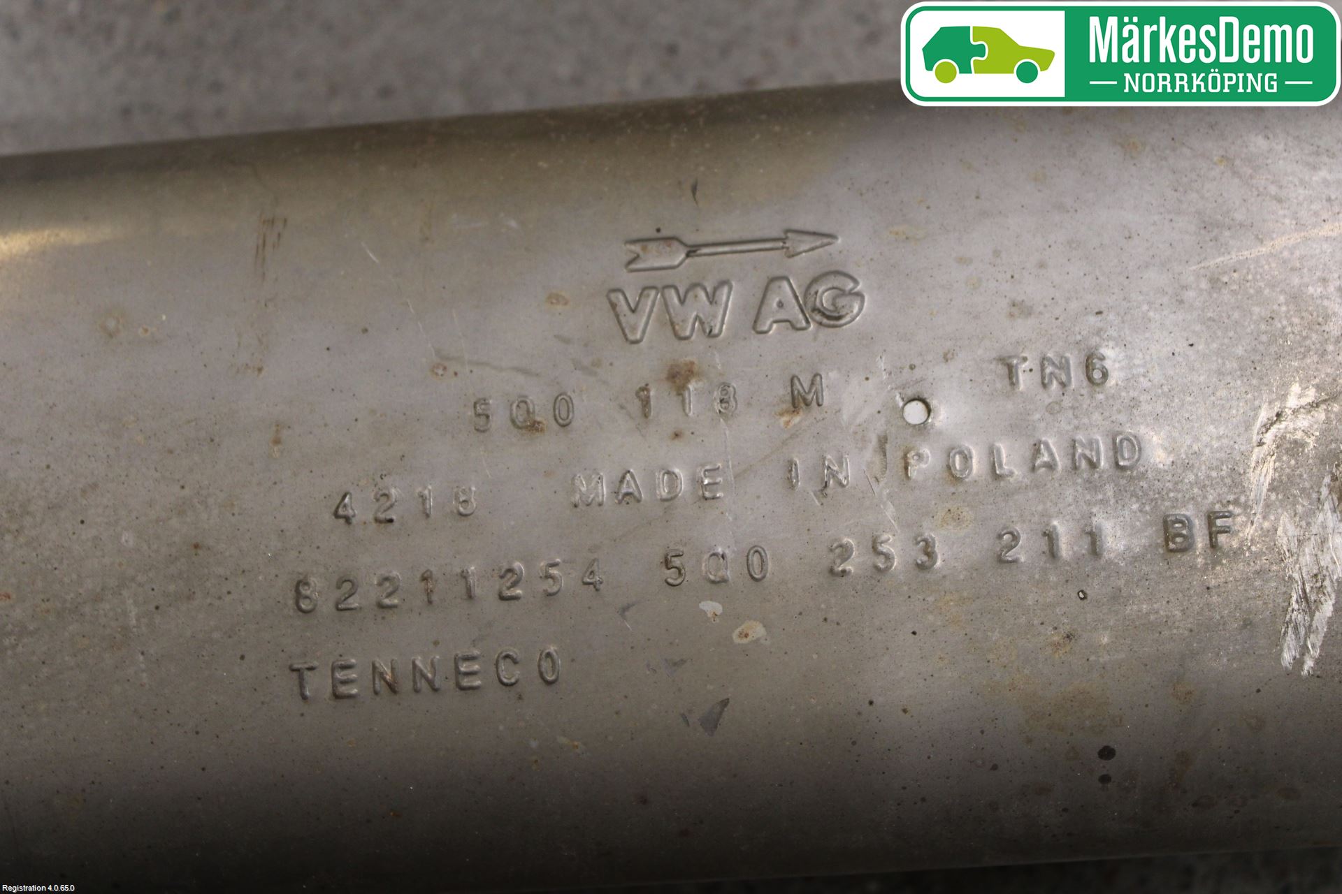 Audi A3/S3 8V 13-20 Avgas Halvsats