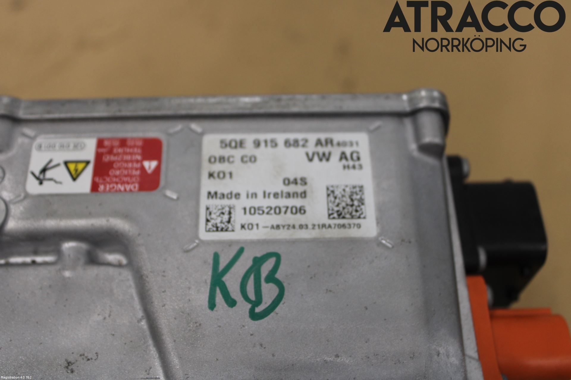 Volkswagen VW ARTEON 17- Batteriladdare Högspänning