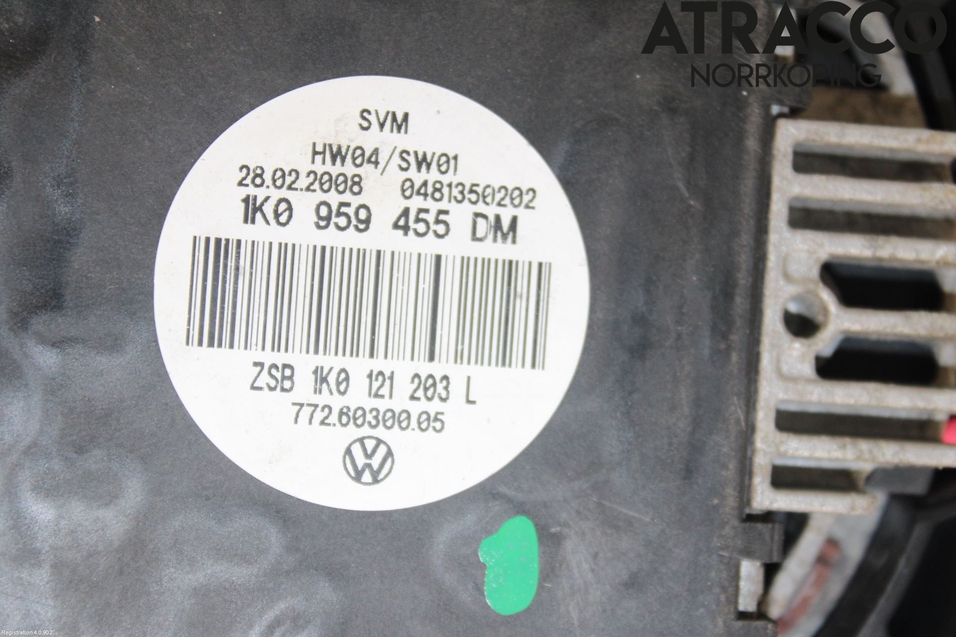 Volkswagen VW GOLF V 04-09 Kylfläkt El