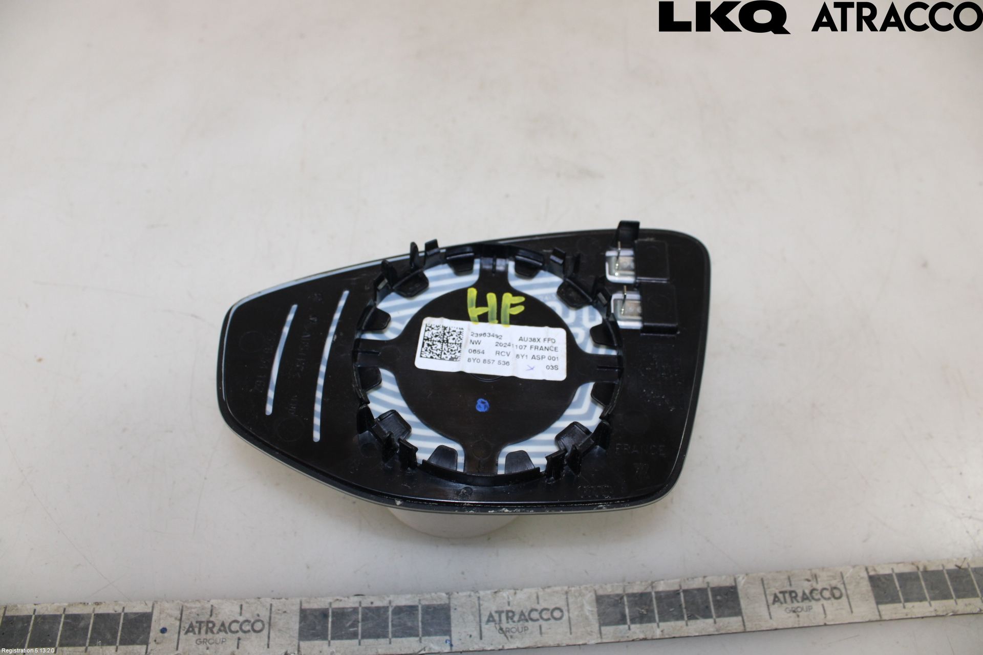 Audi A3/S3 8Y 21- Spegelglas Hö