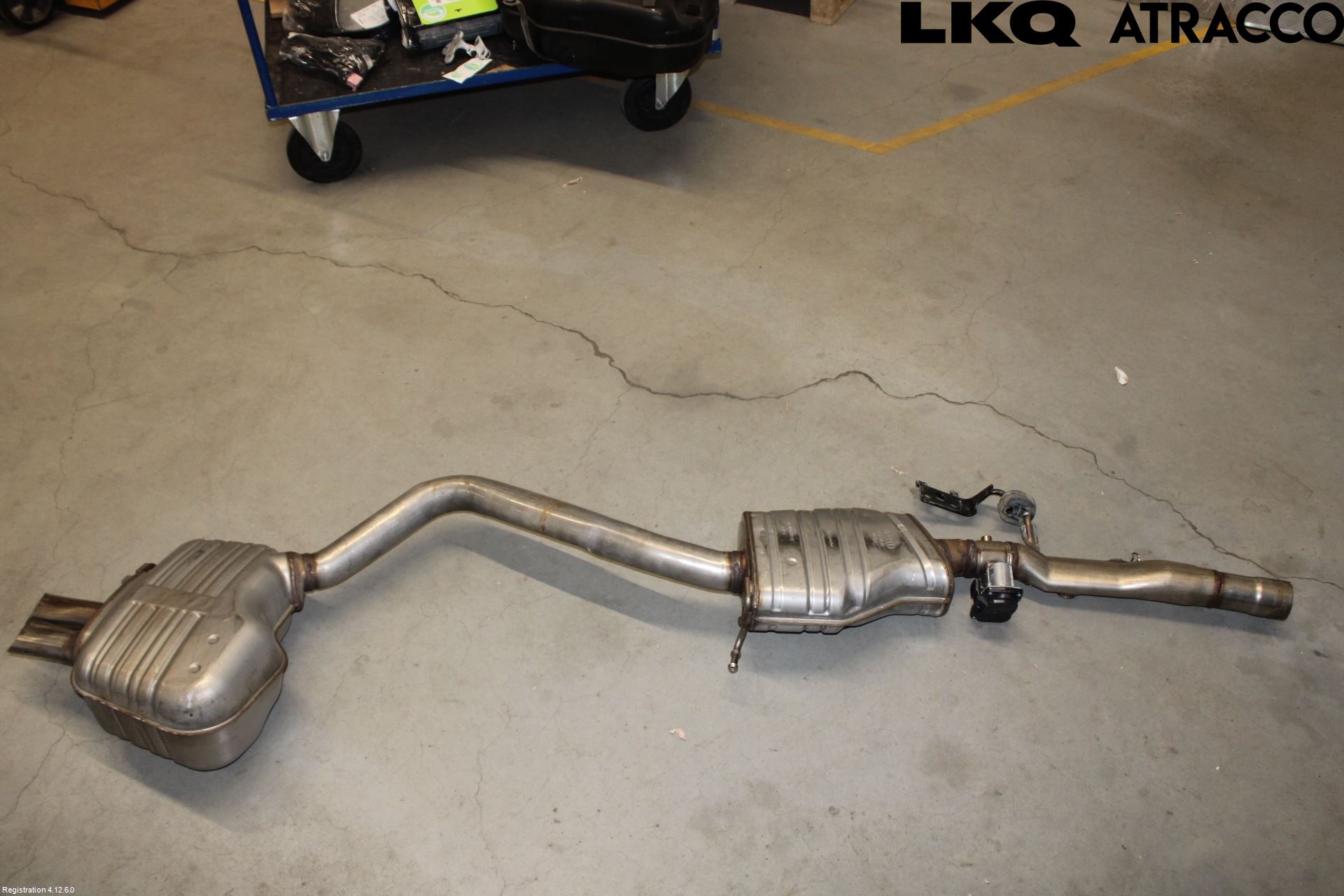 Audi A4/S4 B9 20- Avgassystem Komp Ej Kat