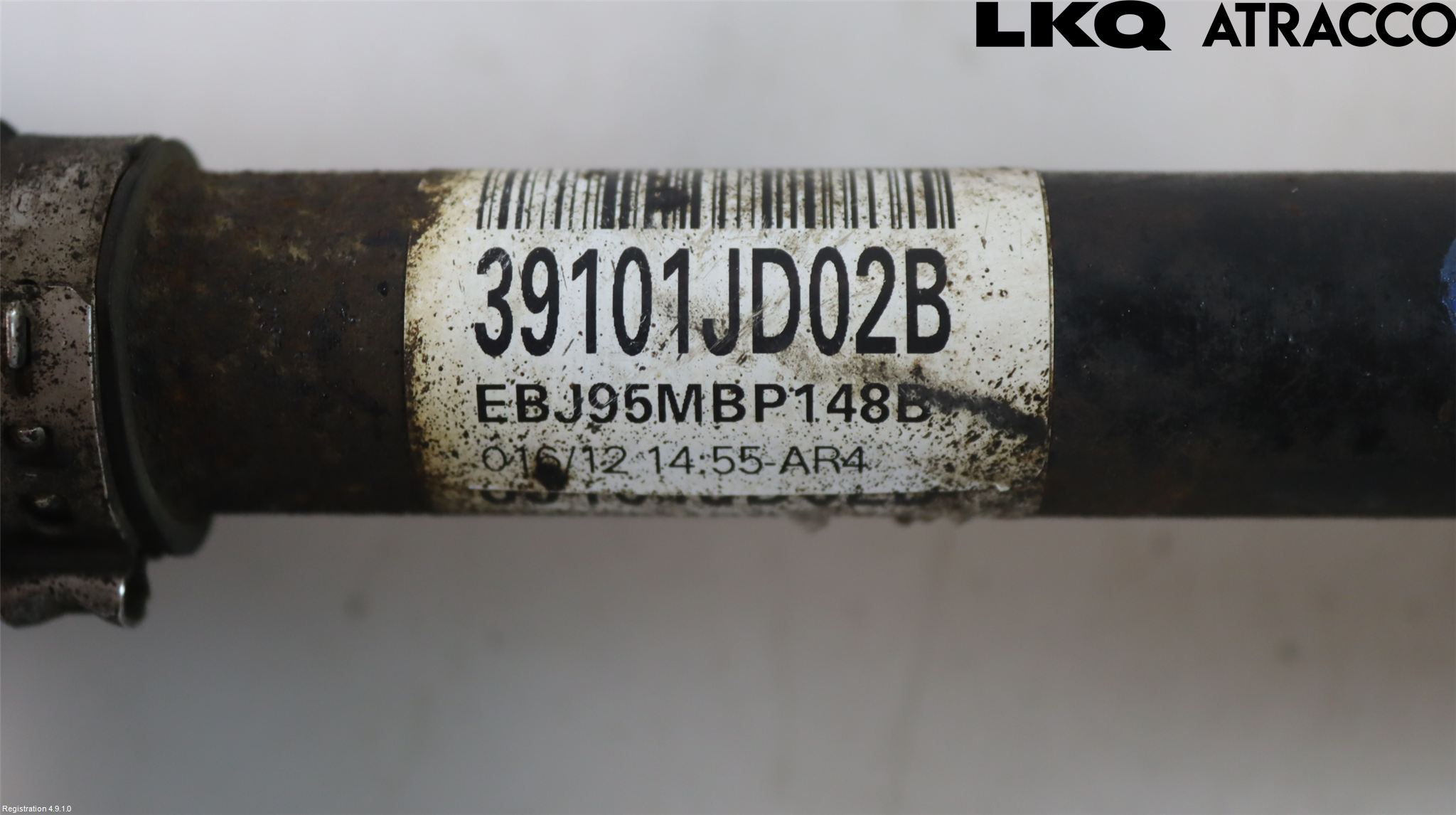 Nissan QASHQAI 10-14 Drivaxel Fram Vänster