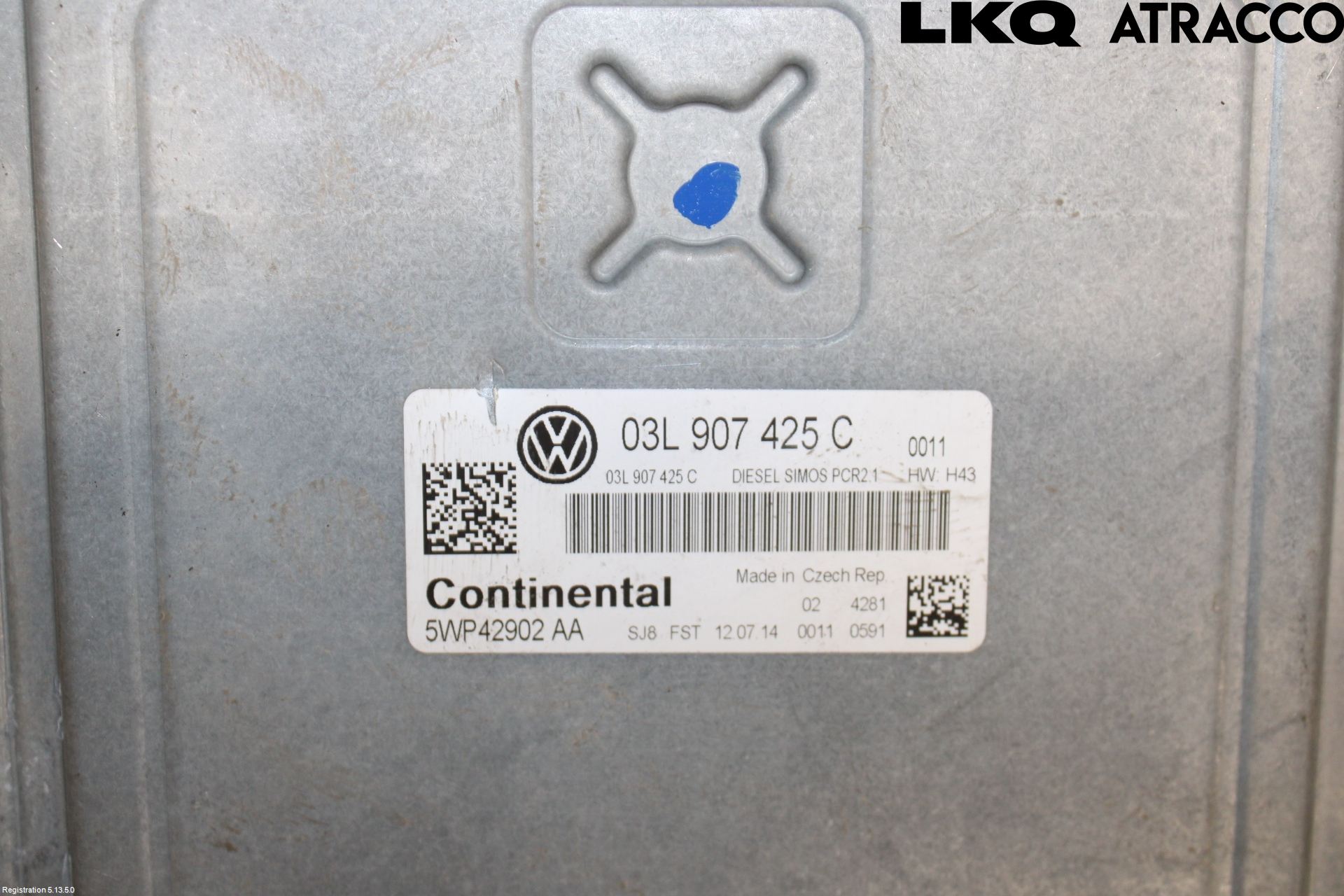 Volkswagen VW CADDY      04-10 Styrenhet Inspump Diesel