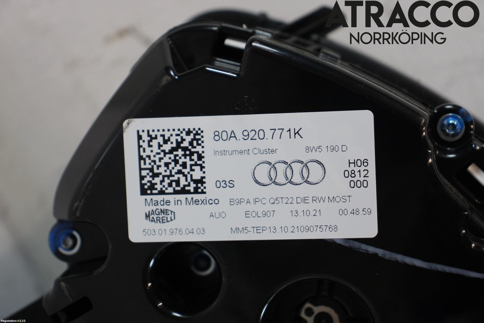 Audi Q5/SQ5 17- Instrument Komb