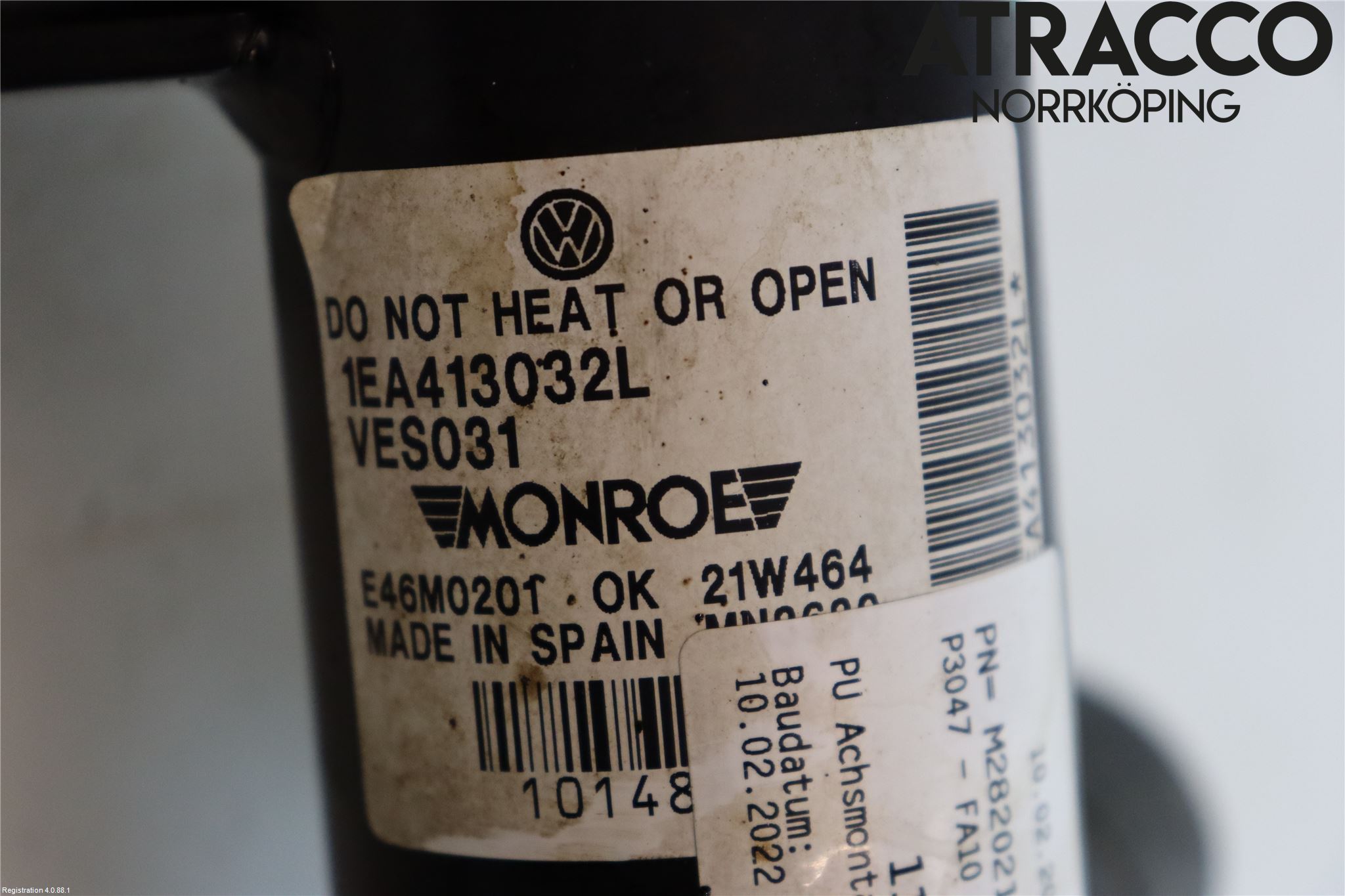 Volkswagen VW ID.4 21- Fjäderben Fram Vänster