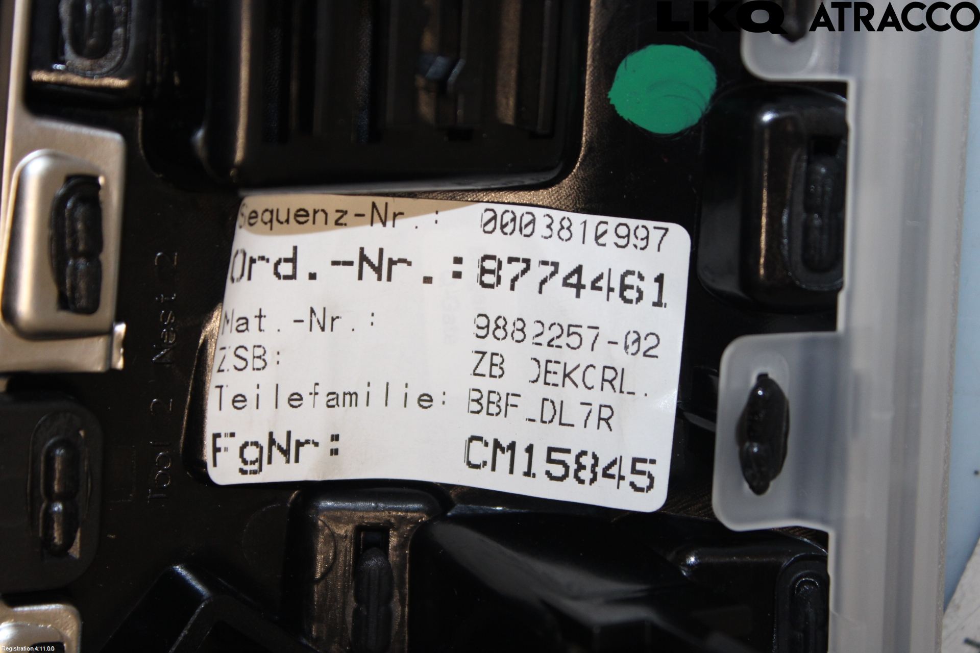 BMW 5 G30/G31/F90 17-23 Defrosterkanal-Munstycke