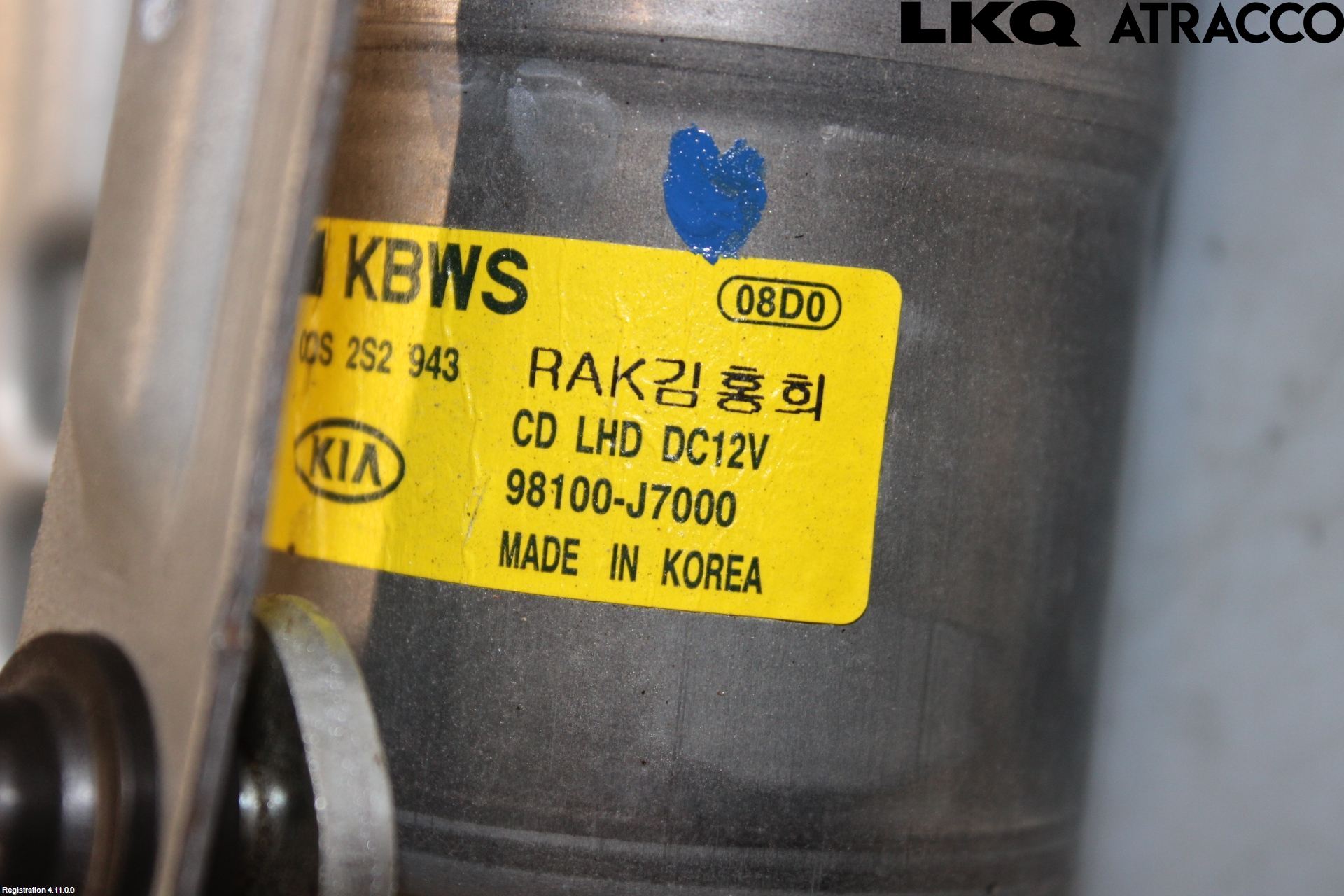 Kia CEED/CEED SW 19- Torkarmekanism Vindruta