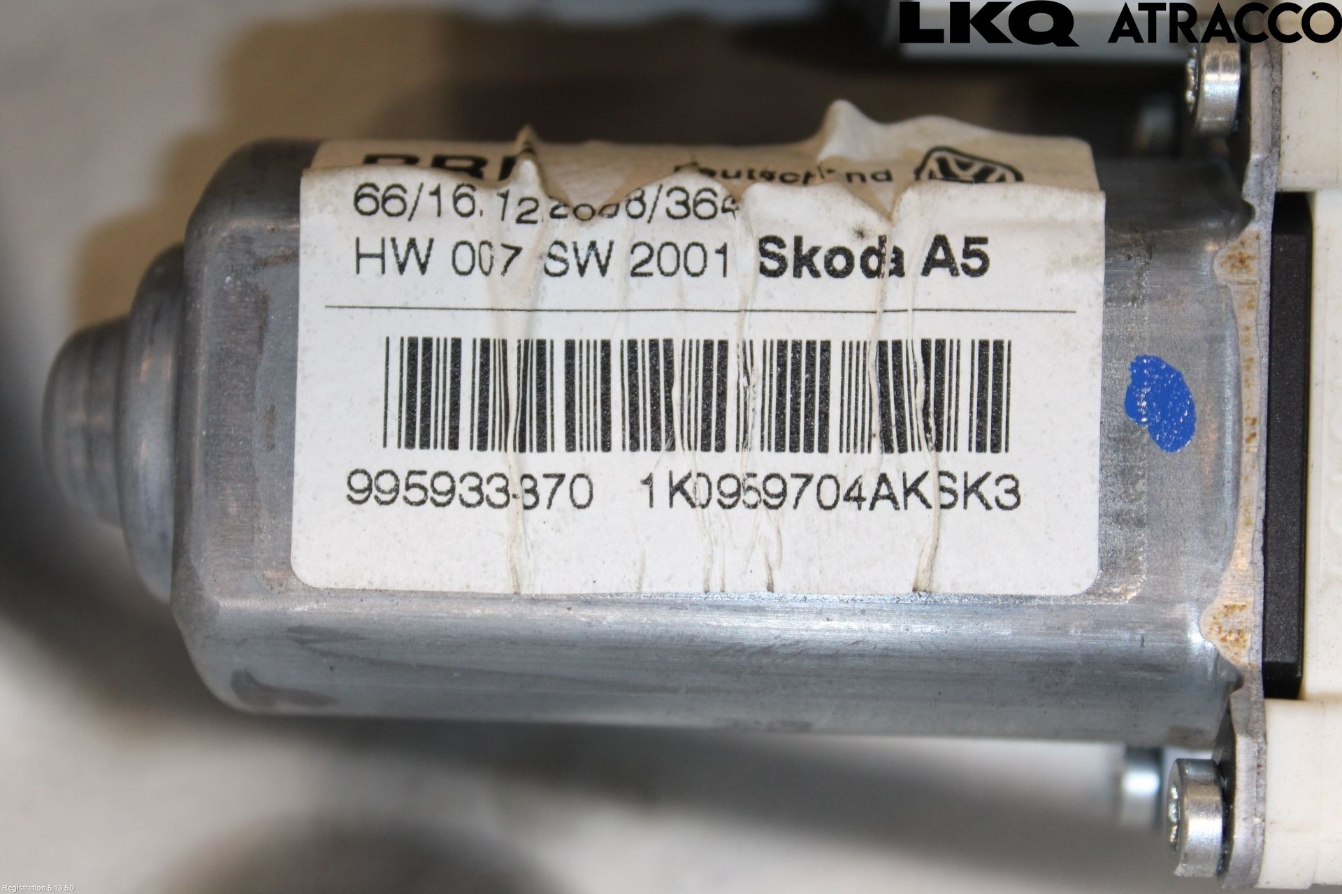 Skoda OCTAVIA (1Z) 05-13 Fönsterhiss El Kompl