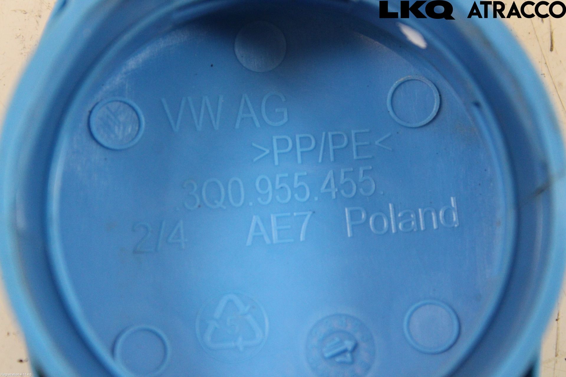 Volkswagen VW GOLF / E-GOLF VII 13-20 Spolartanklock