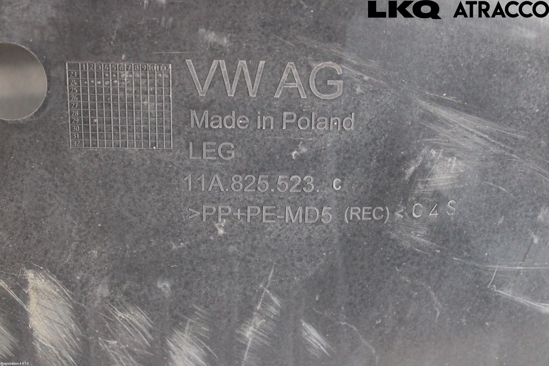 Volkswagen VW ID.4 21- Hasplåt Plåt-Plast