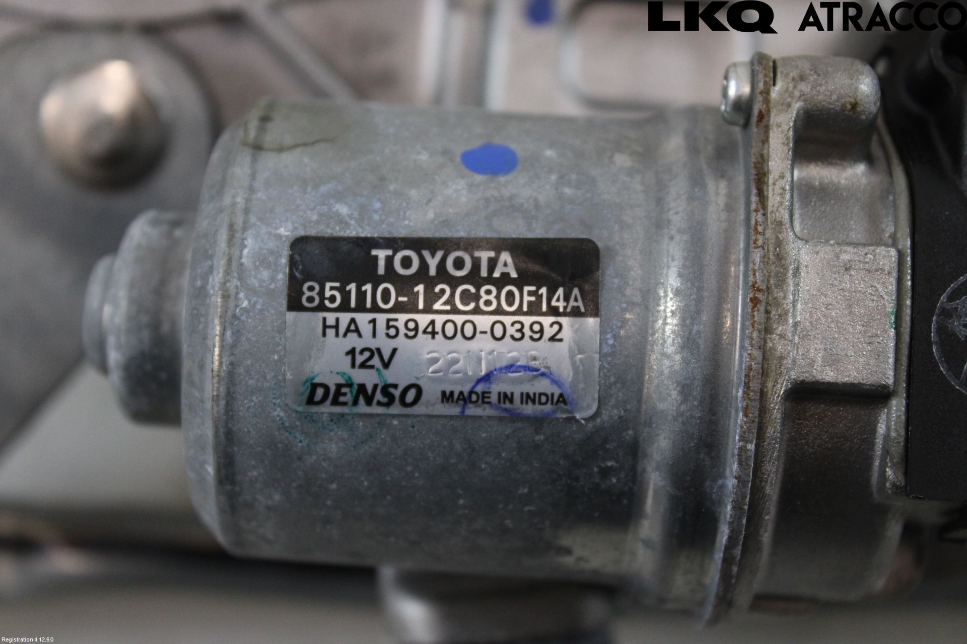 Toyota COROLLA 19- Torkarmekanism Vindruta