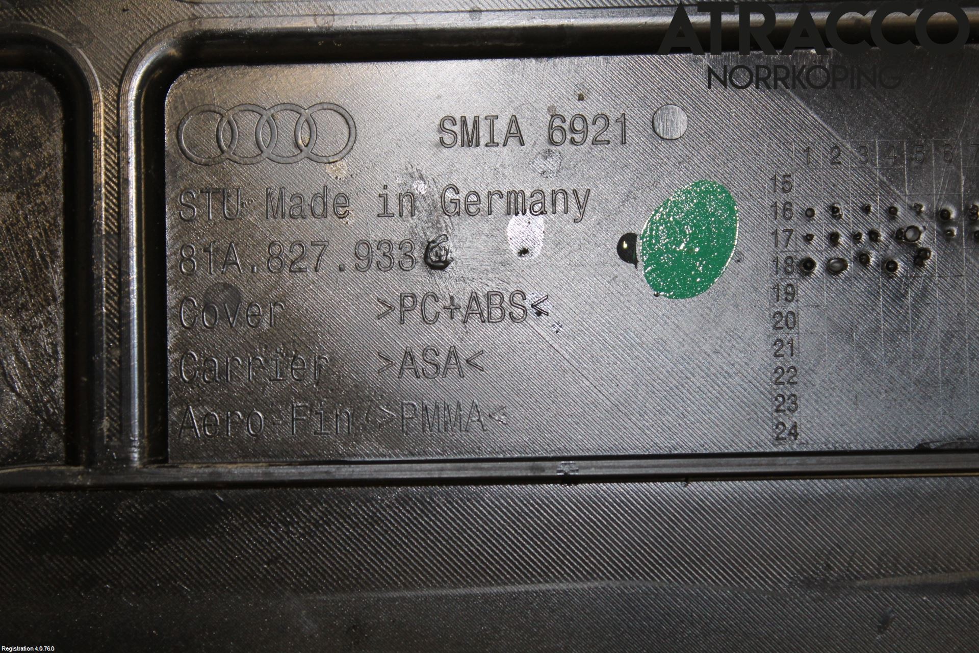 Audi Q2/SQ2 17- Spoiler Baklucka