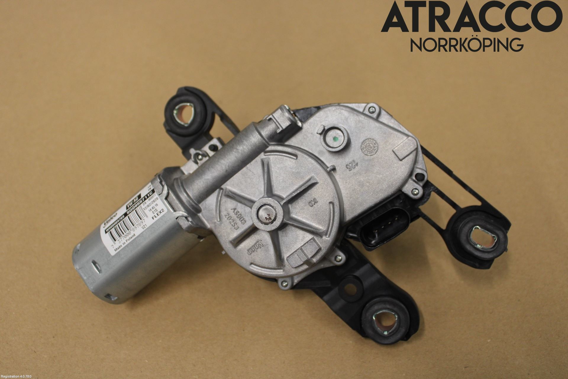 Volkswagen VW GOLF / E-GOLF VII 13-20 Torkarmotor Baklucka