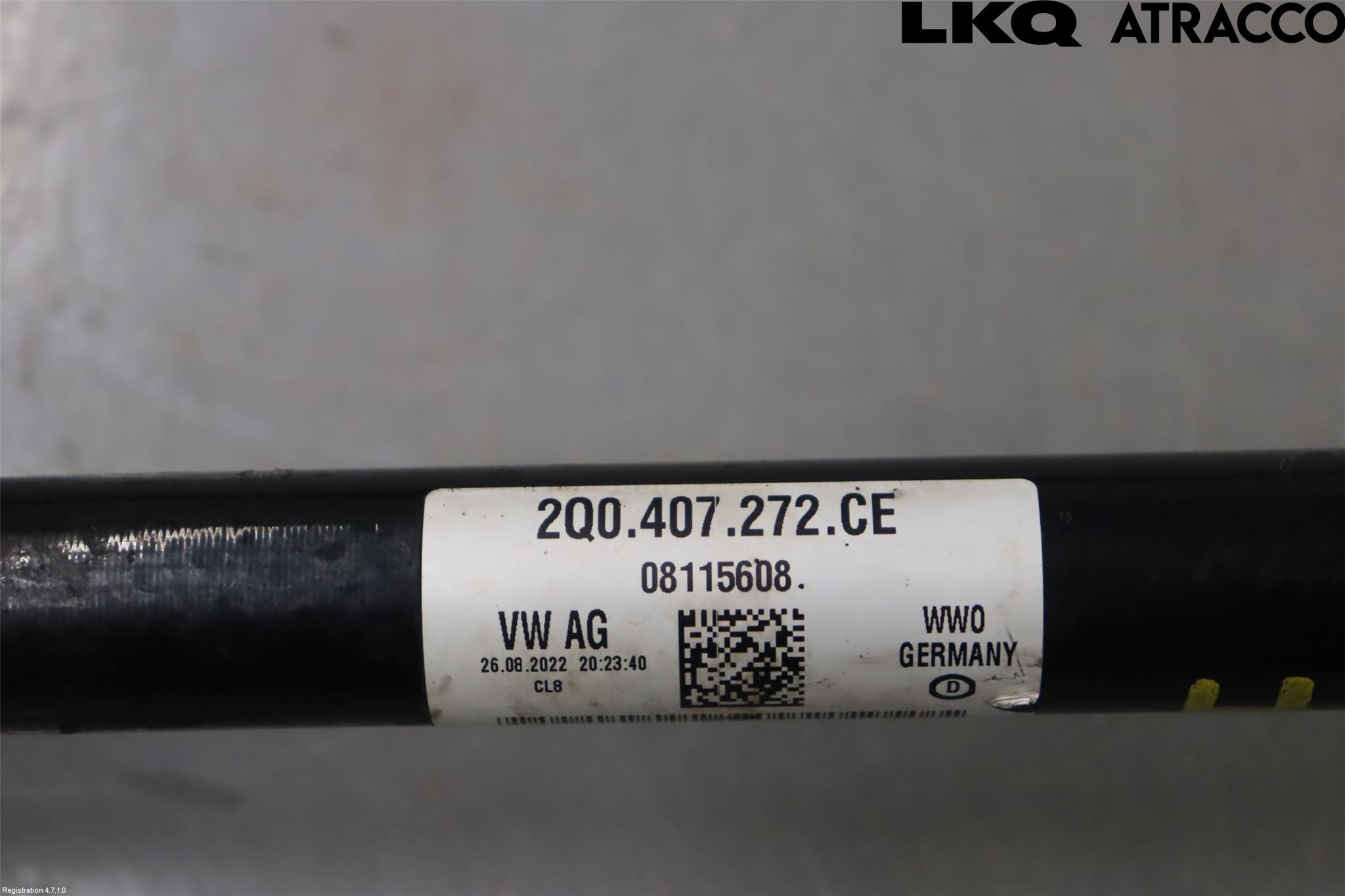 Skoda KAMIQ 20- Drivaxel Fram Höger