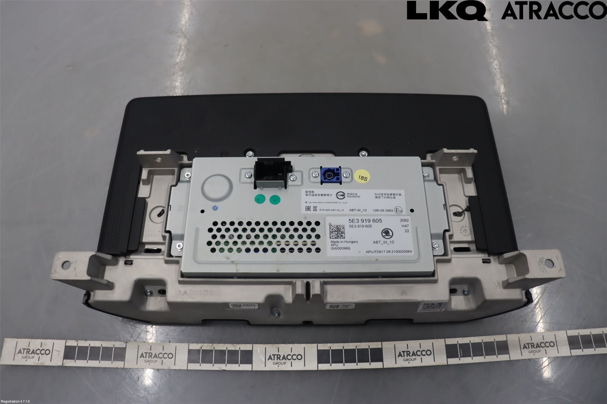 Skoda OCTAVIA (5E) 13-20 Multifunktionsdisplay