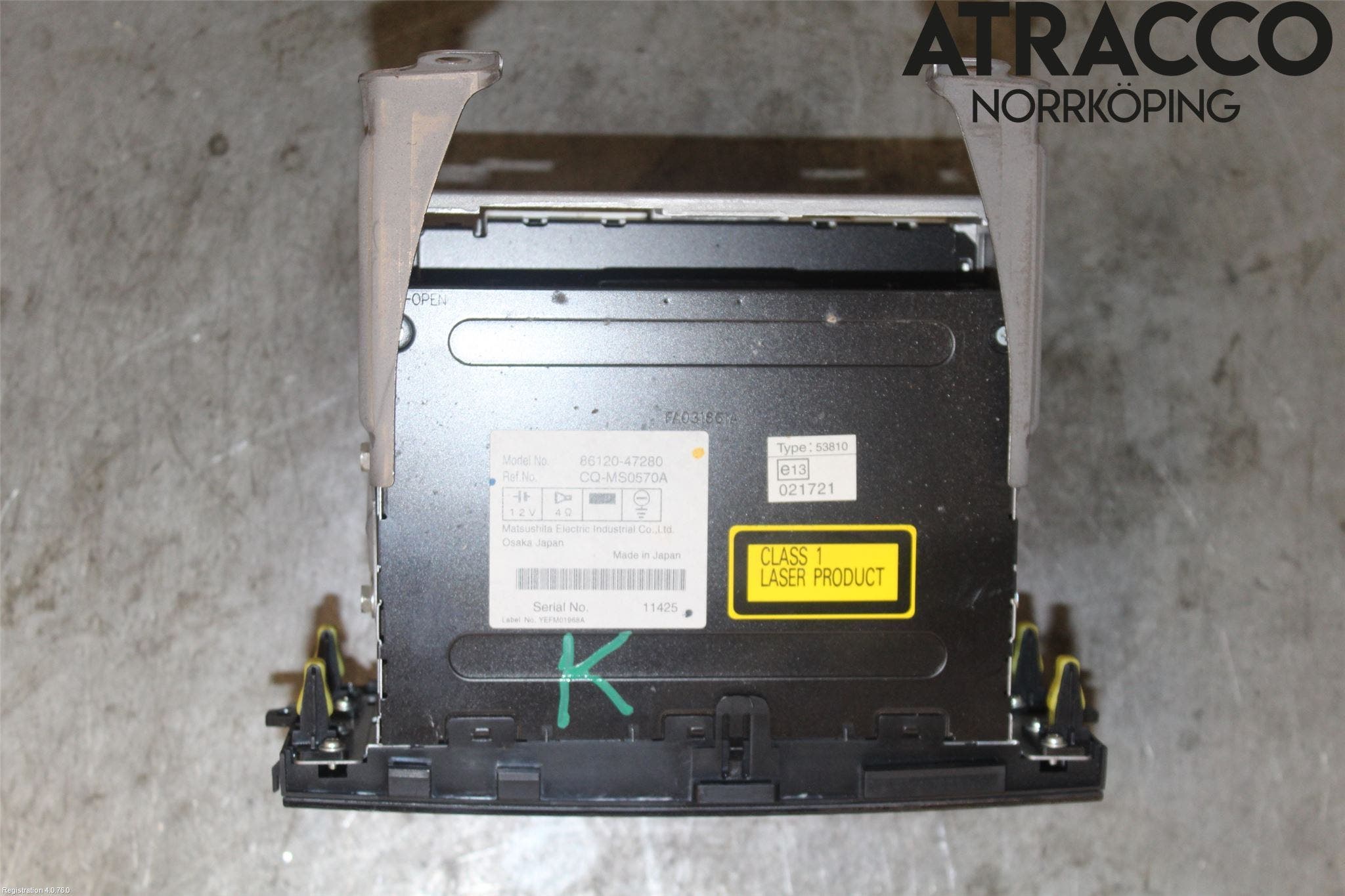 Toyota PRIUS NWH20 04-08 Cd Radio - Multimediapanel