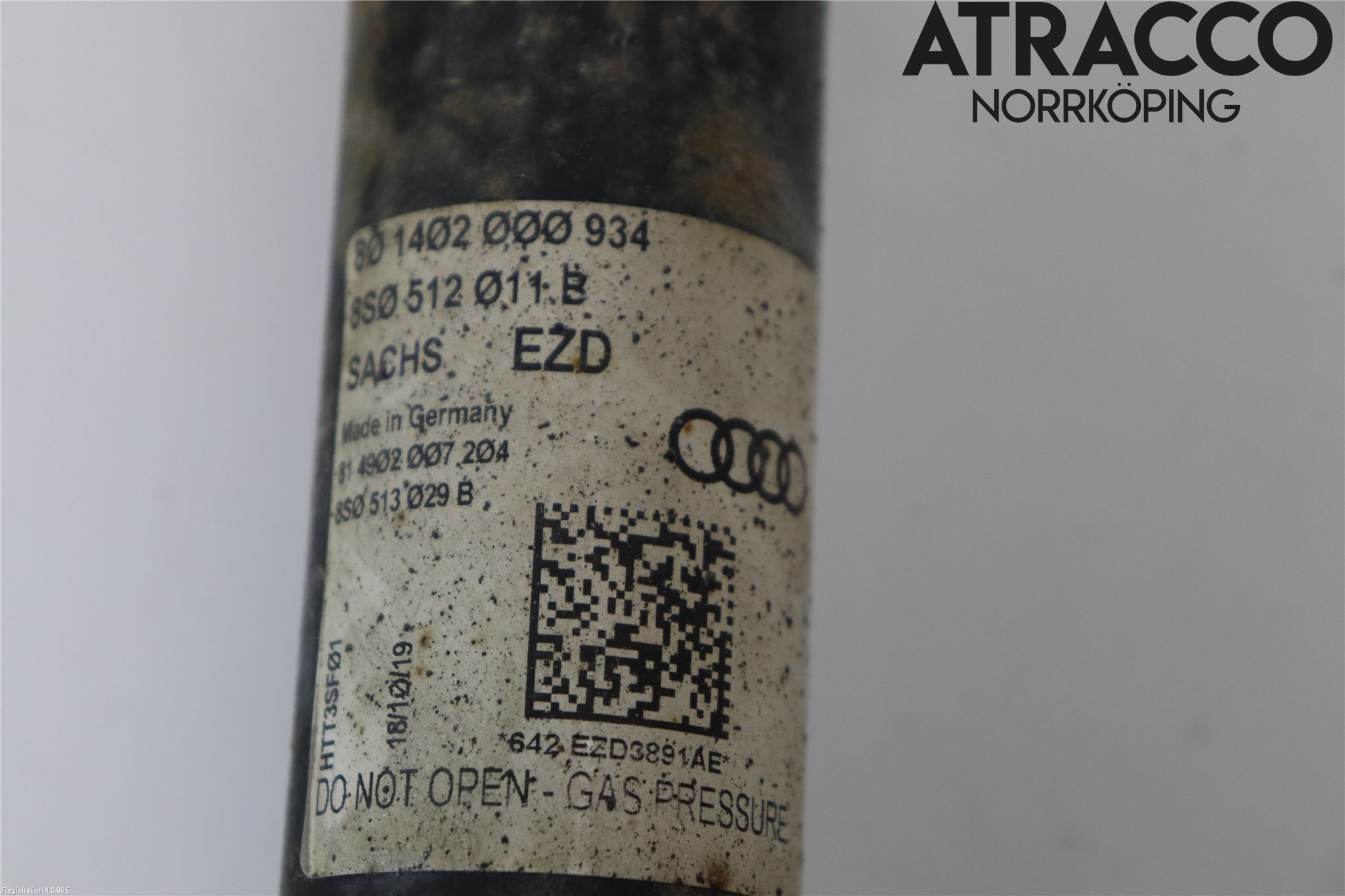 Audi TT/TTS/TT RS 15- Stötdämpare Bak