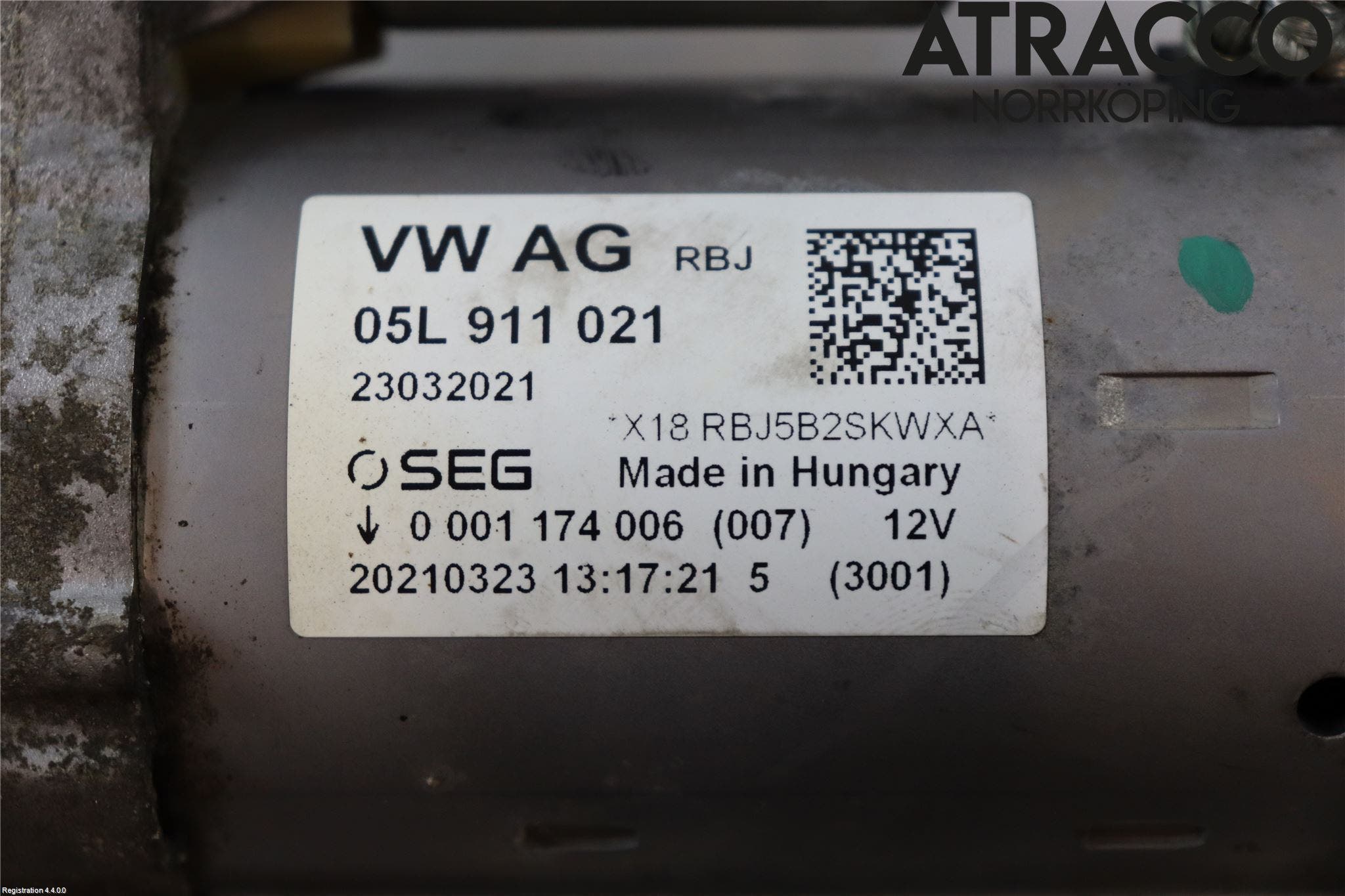 Audi A4/S4 B9 20- Startmotor Diesel