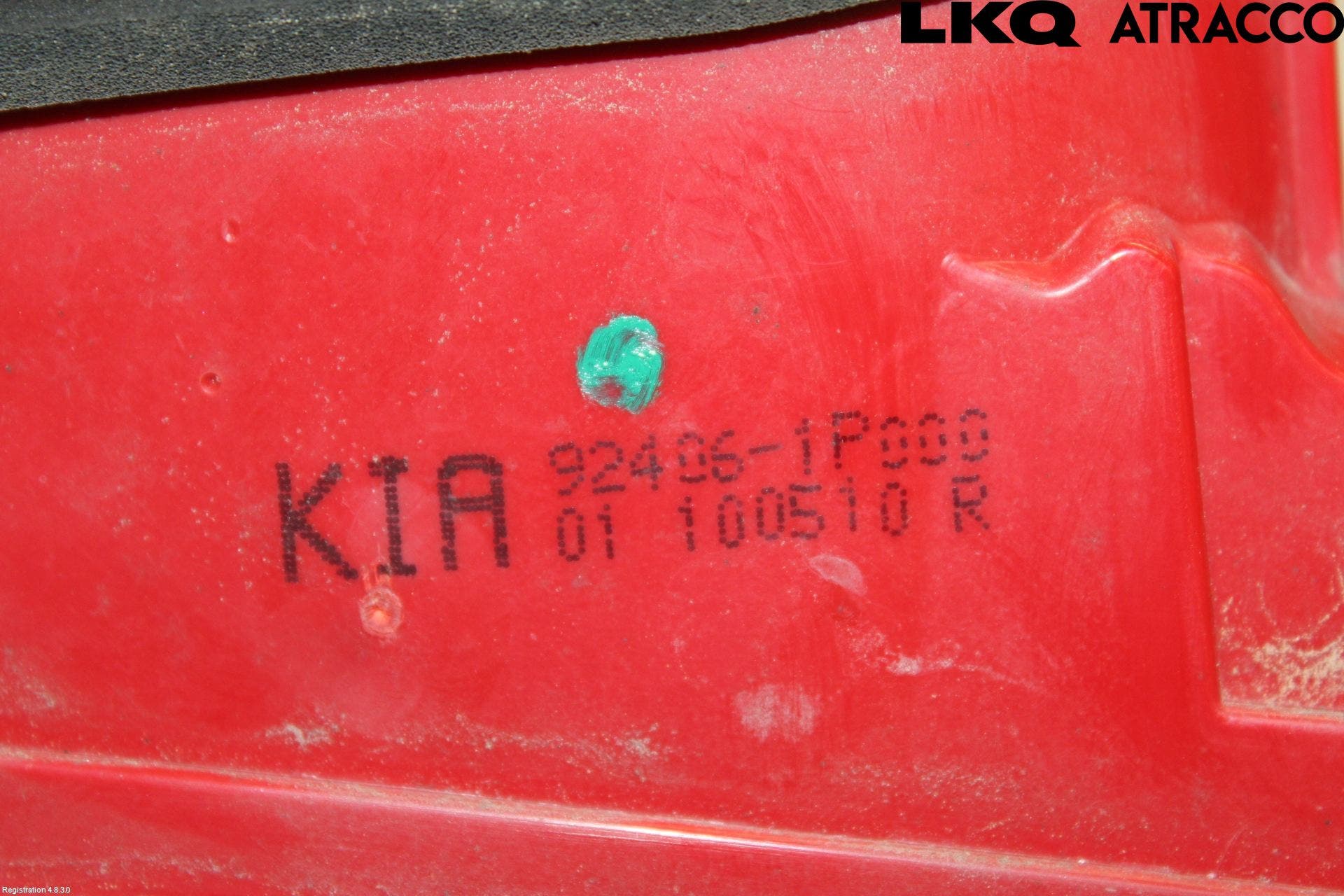 Kia VENGA 10-19 Bakljus Lucka Hö