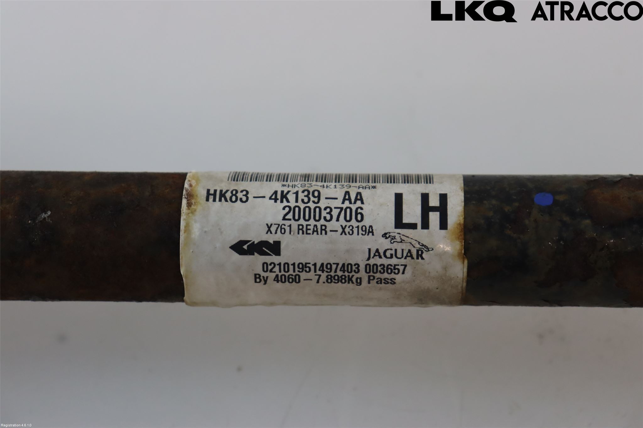 Jaguar F-PACE Drivaxel Bak Vänster