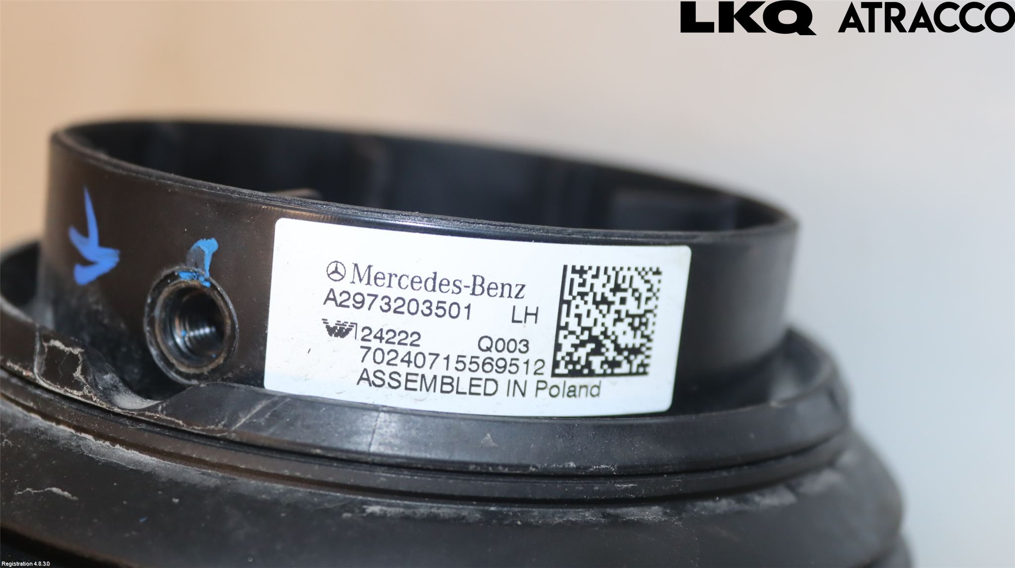 Mercedes-Benz MB EQE (V295) 22- Nivå-Luftfjädring Bälg