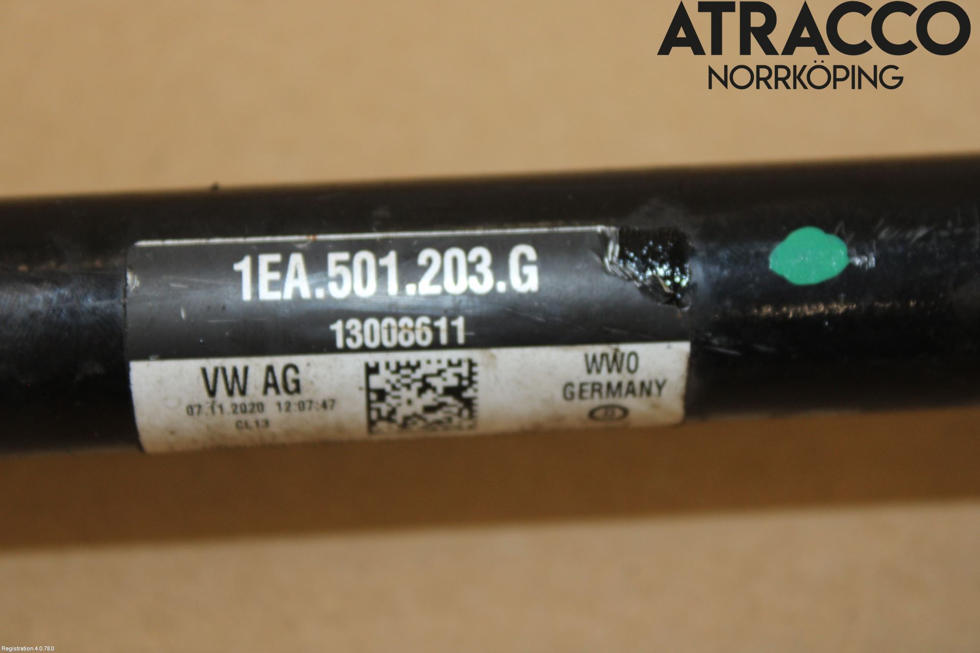Volkswagen VW ID.3 21- Drivaxel Bak Vänster
