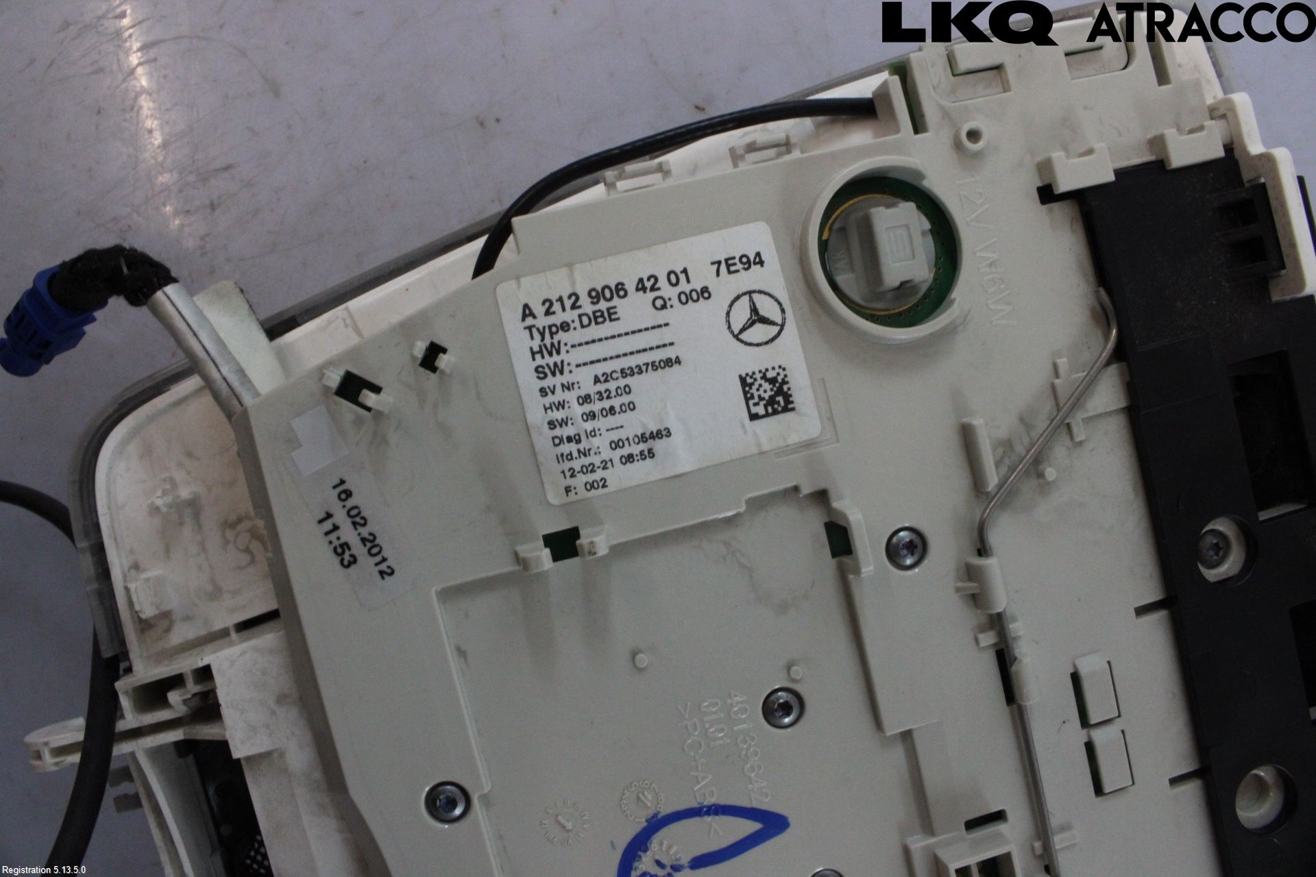 Mercedes-Benz MB E-KLASS (W212) 09-16 Innerbelysning
