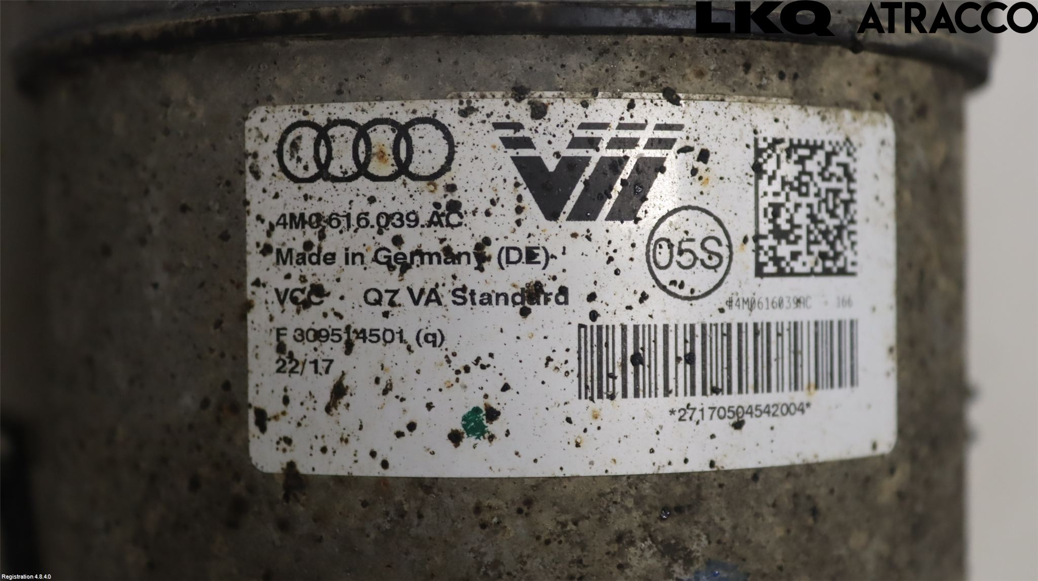 Audi Q7/SQ7 Fjäderben Fram Höger