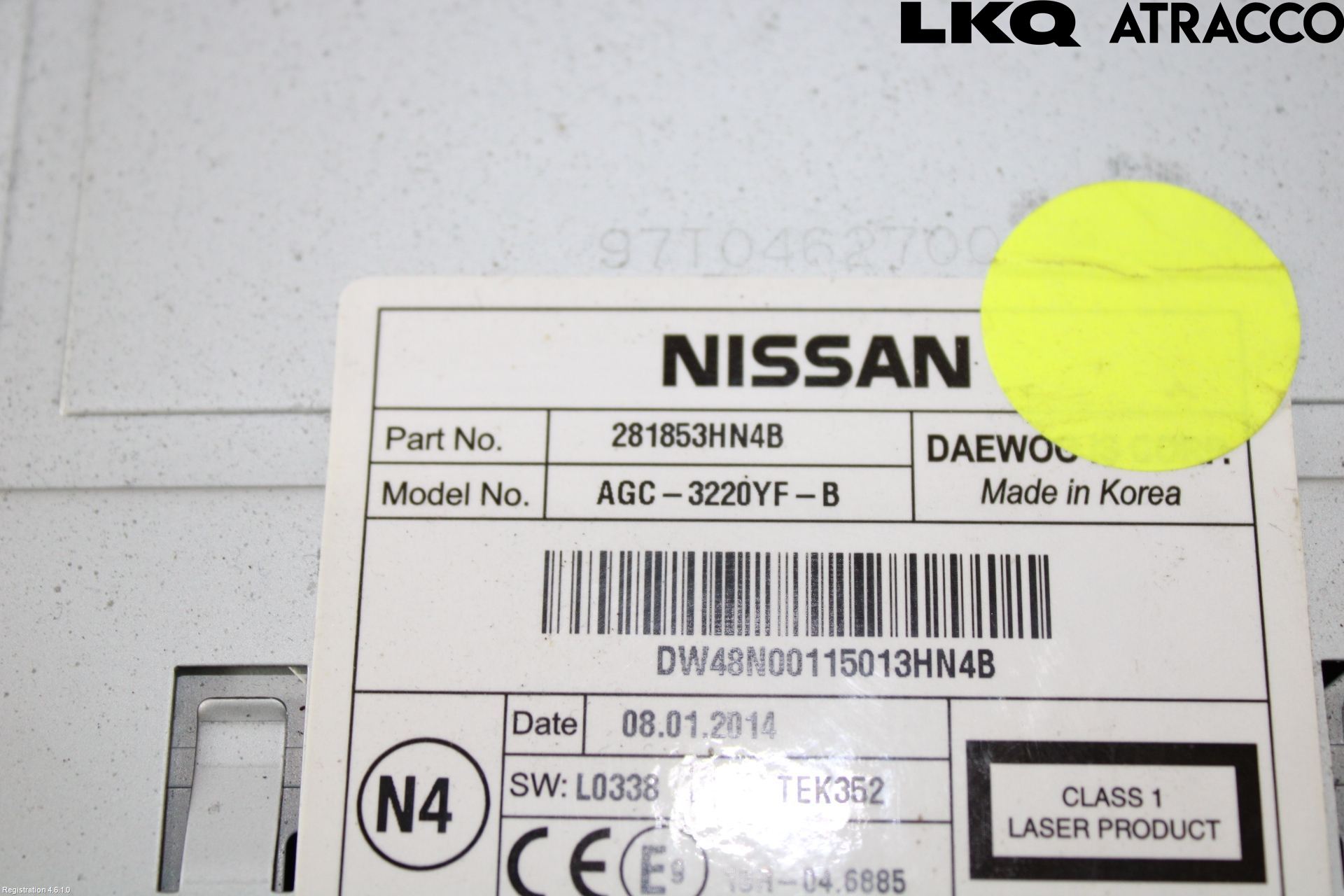 Nissan MICRA 11-16 Cd Radio - Multimediapanel