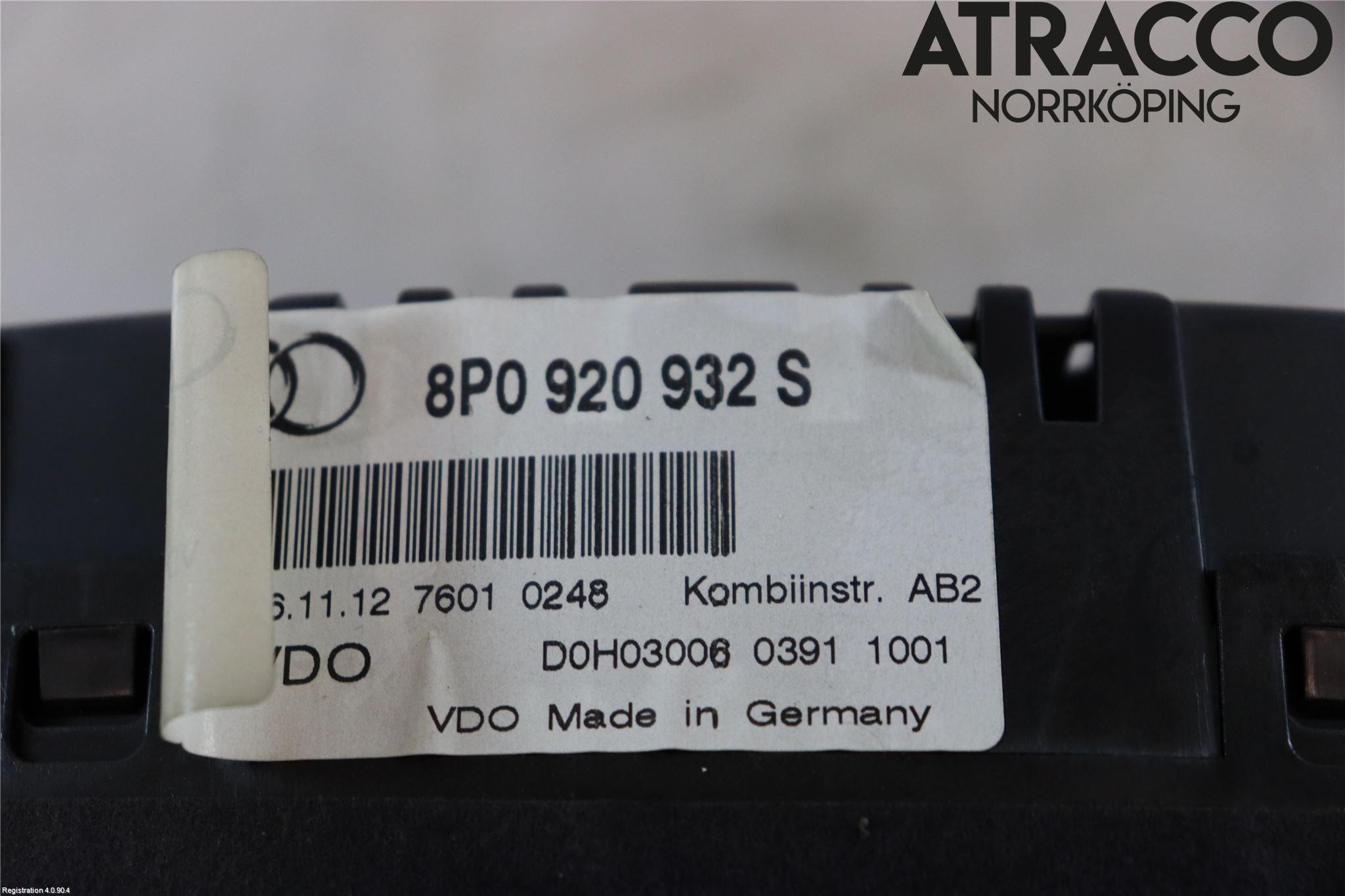 Audi A3/S3 05-13 Instrument Komb