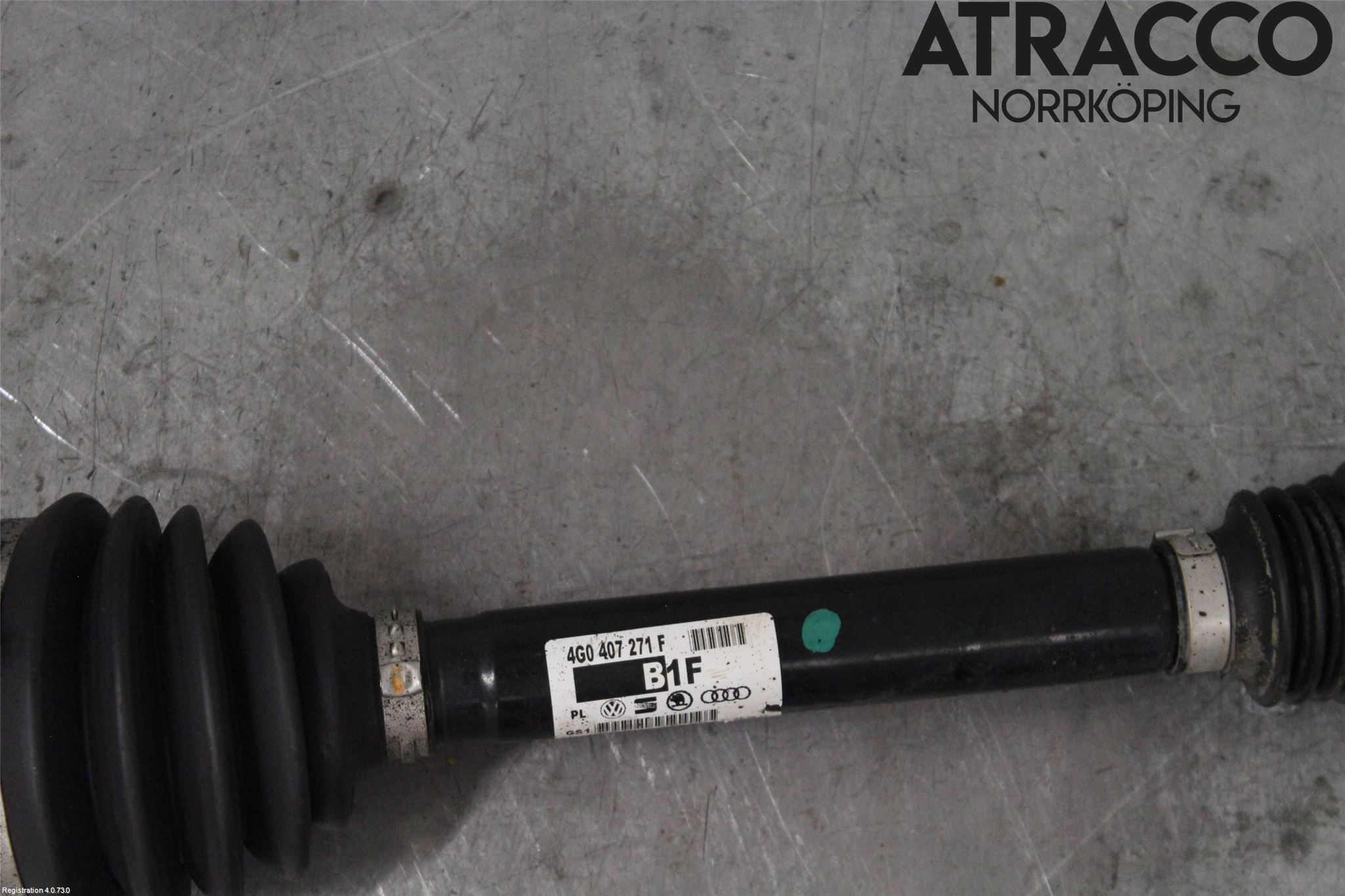 Audi A6 ALLROAD 12-18 Drivaxel Fram Vänster