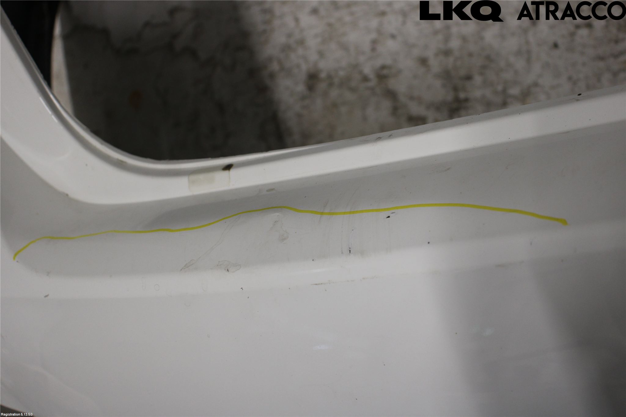 Volkswagen VW TOURAN 10-15 Stötfångarbeklädnad Bak