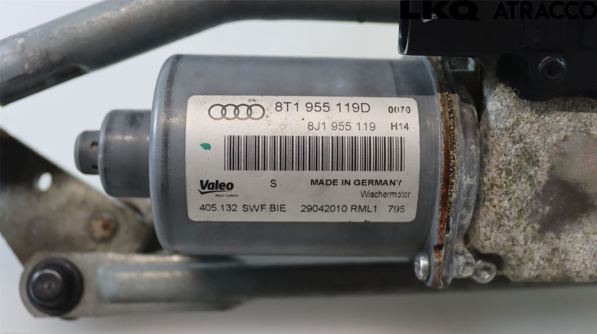 Audi A5 07-16 Torkarmekanism Vindruta