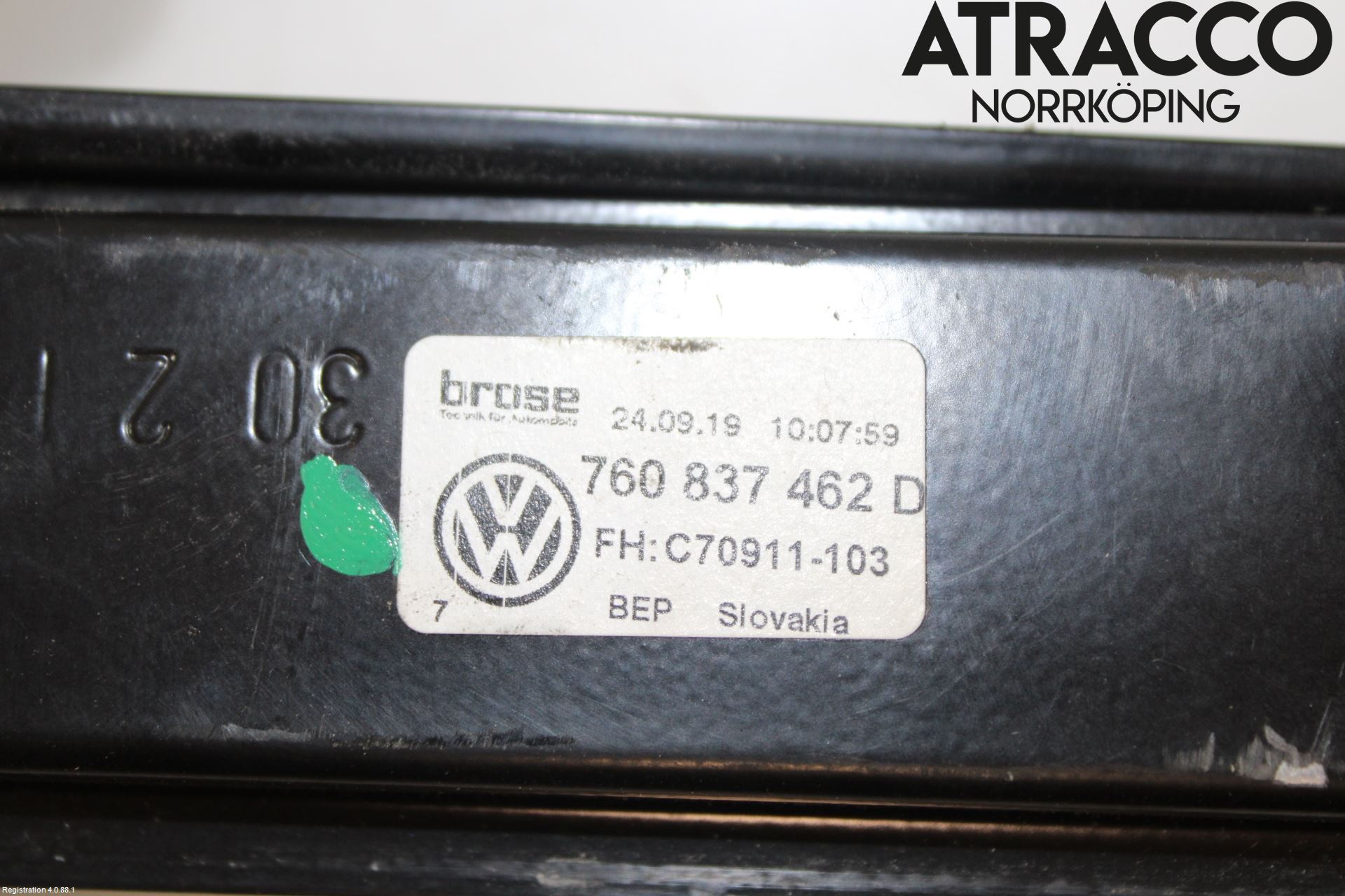 Volkswagen VW TOUAREG CR 18- Fönsterhiss El Kompl