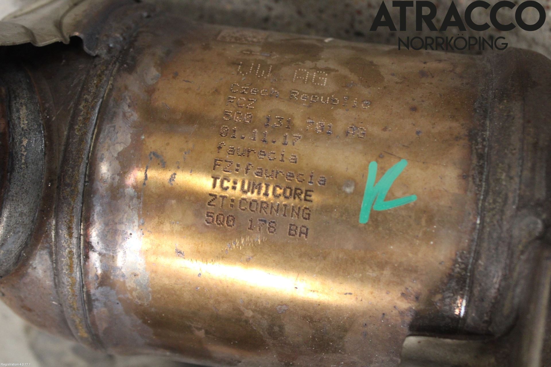 Volkswagen VW GOLF / E-GOLF VII 13-20 Katalysator