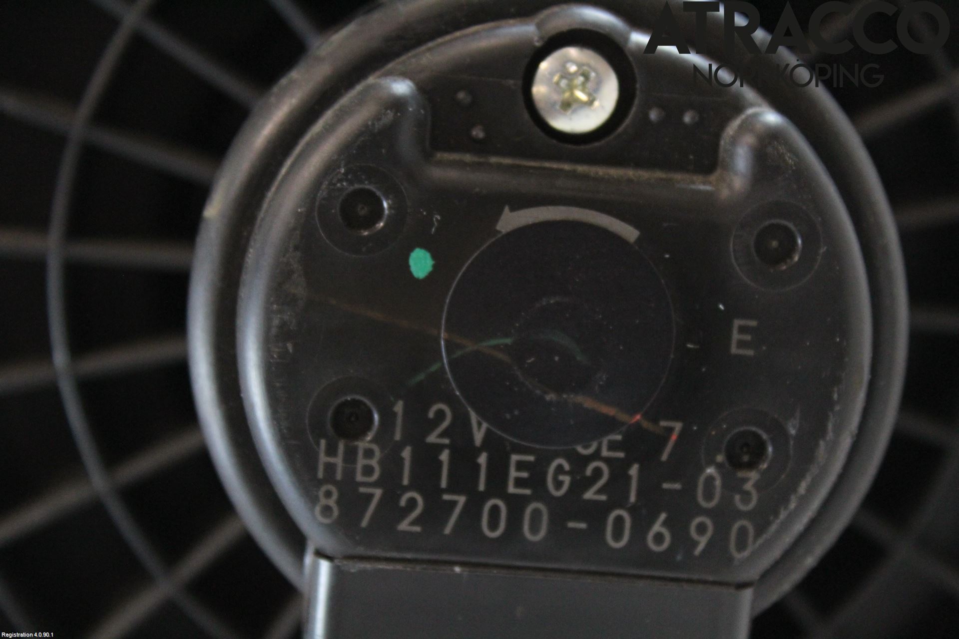 Mazda 2 (DE) 08-15 Värmefläkt