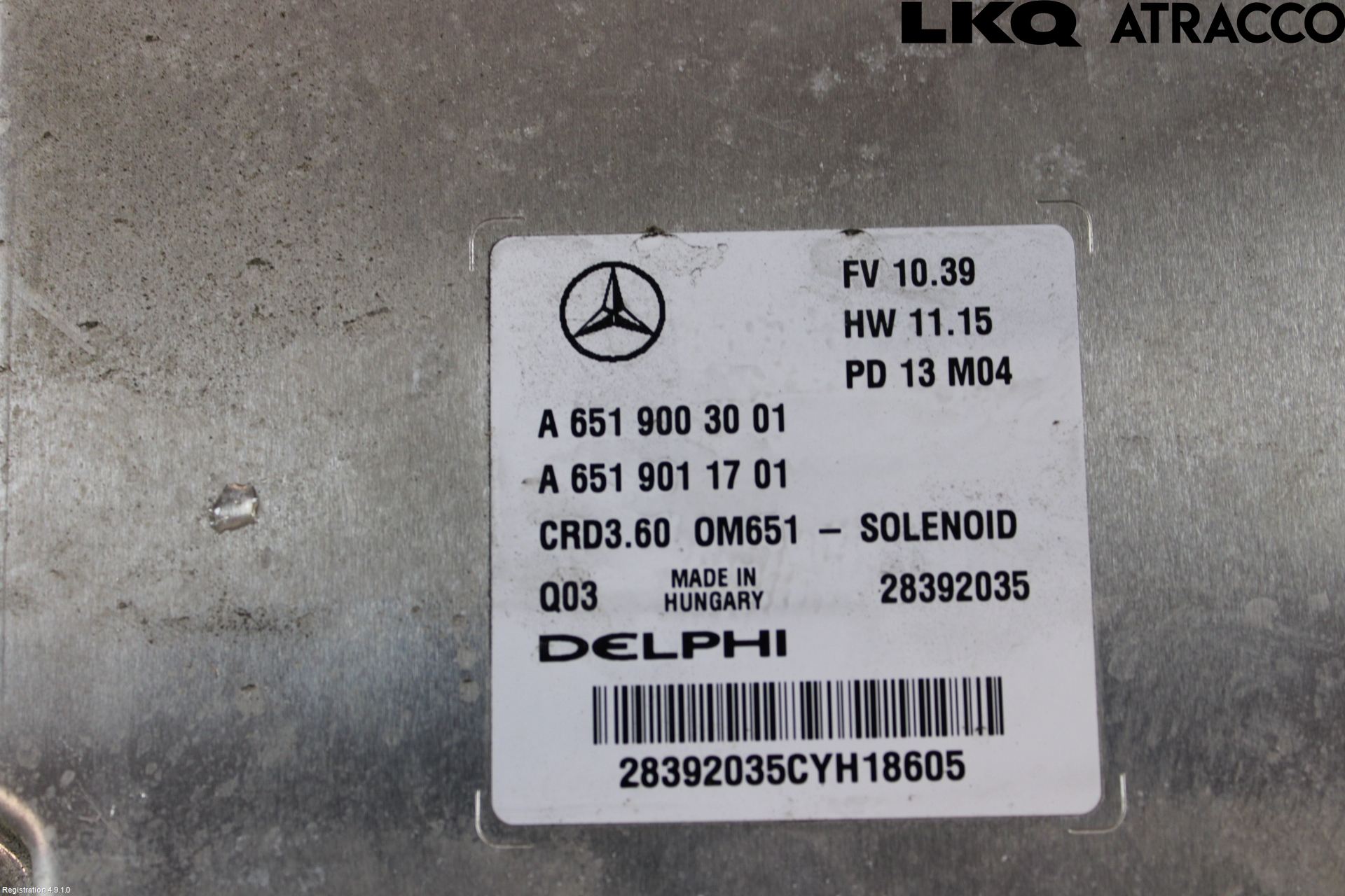 Mercedes-Benz MB CLA-KLASS (C117/X117) 13-19 Styrenhet Insprut Bensin