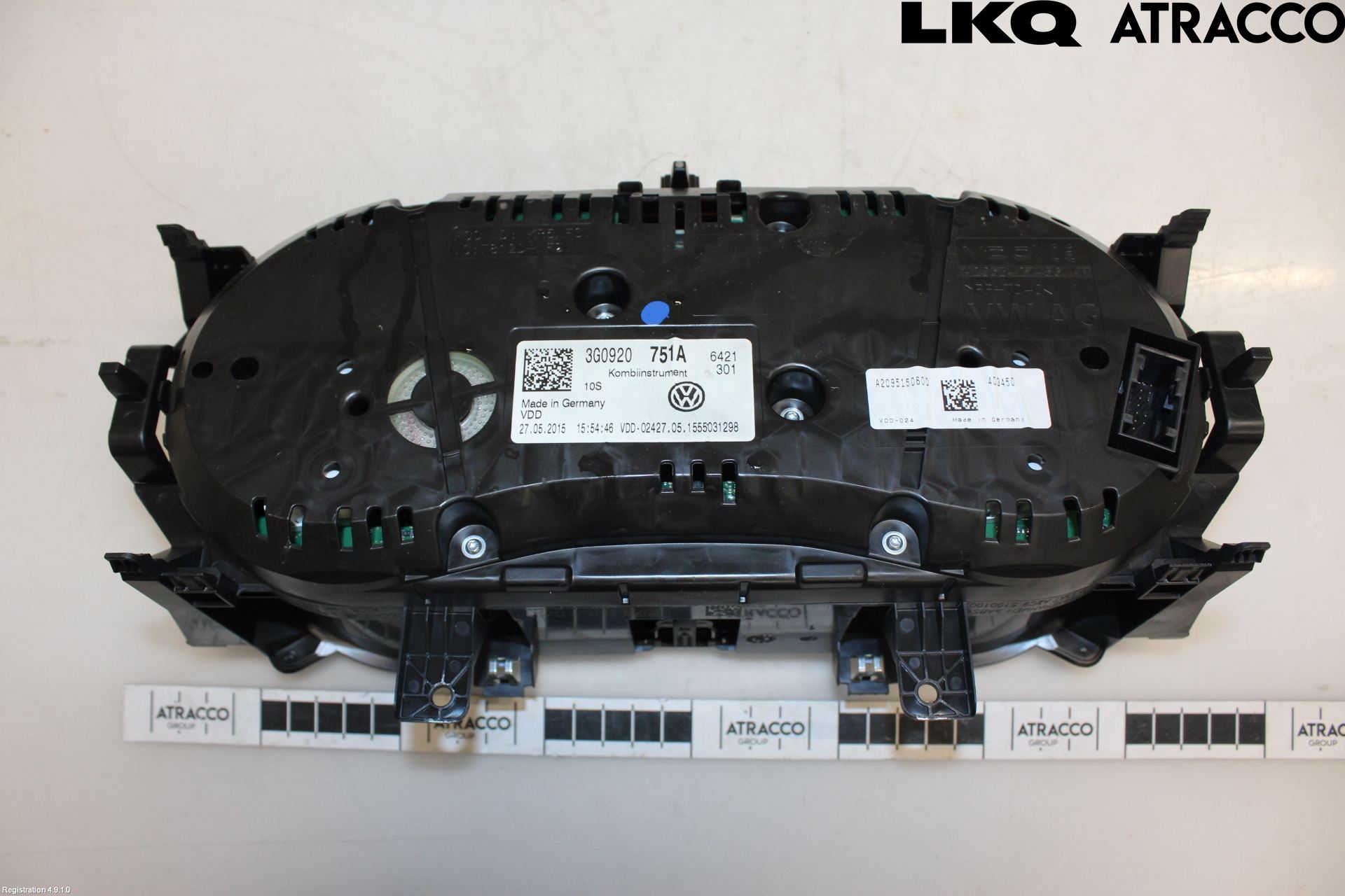 Volkswagen VW PASSAT 15-19 Instrument Komb