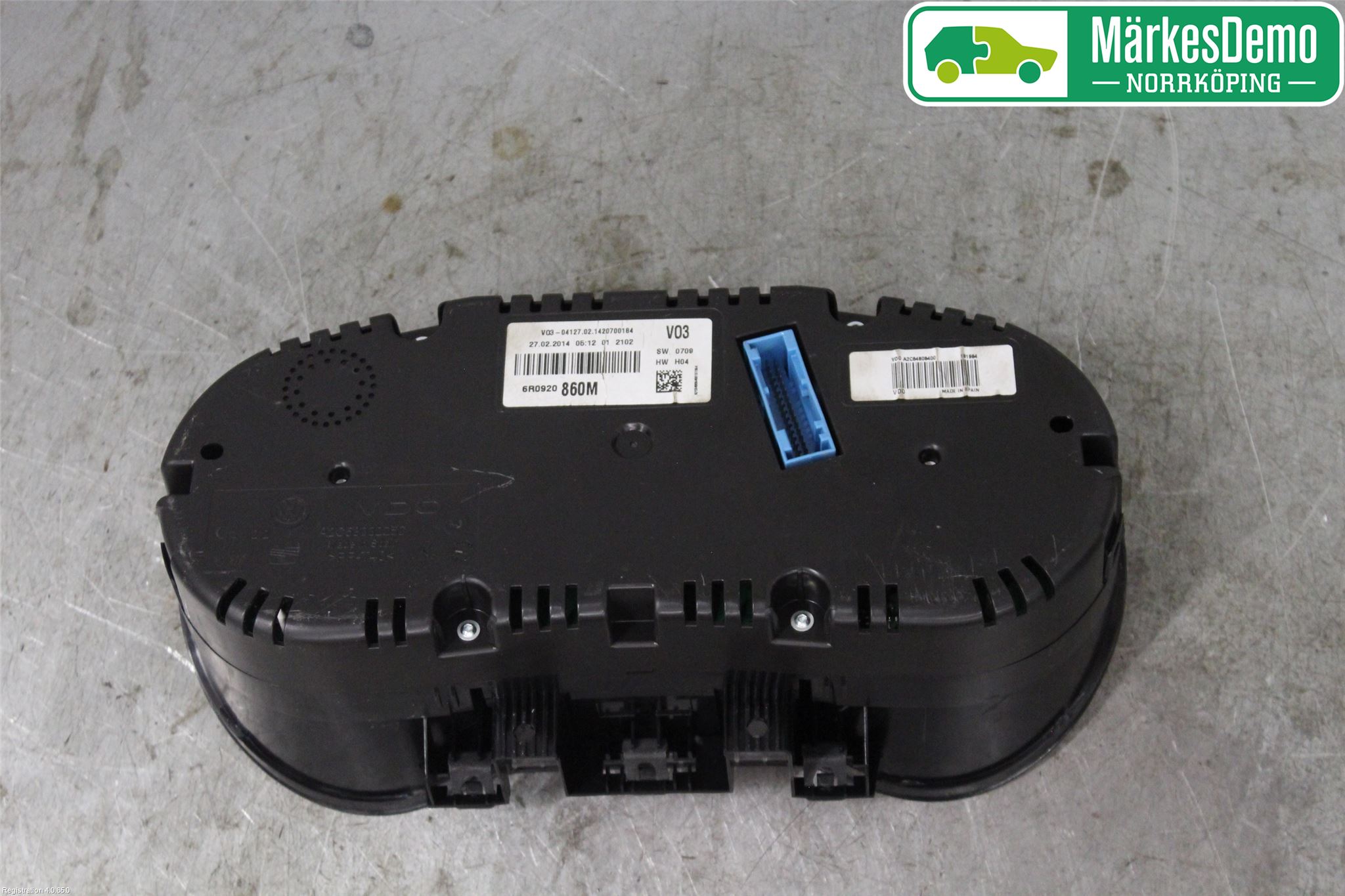 Volkswagen VW POLO 10-17 Instrument Komb