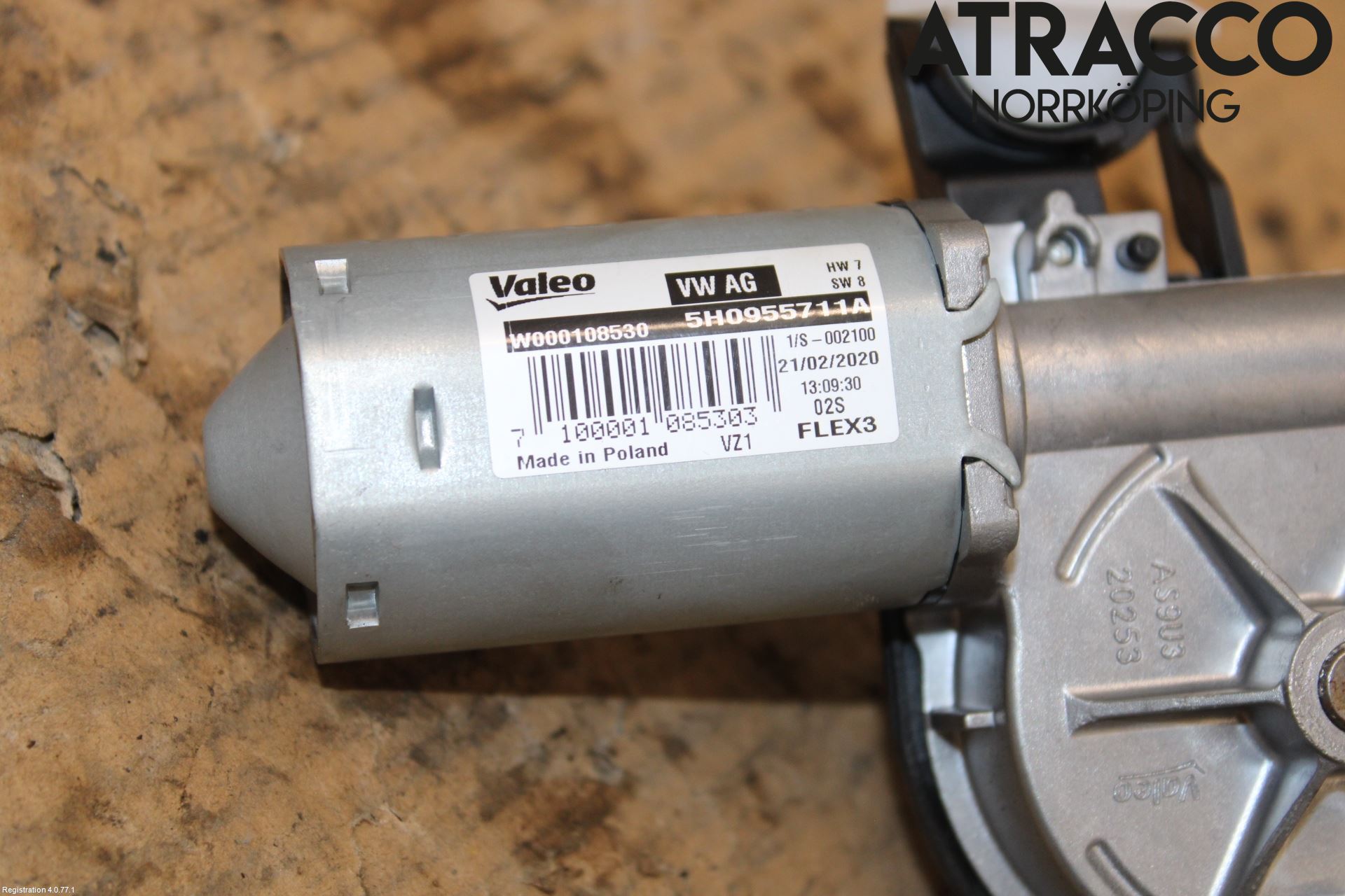 Volkswagen VW GOLF / E-GOLF VIII 20- Torkarmotor Baklucka