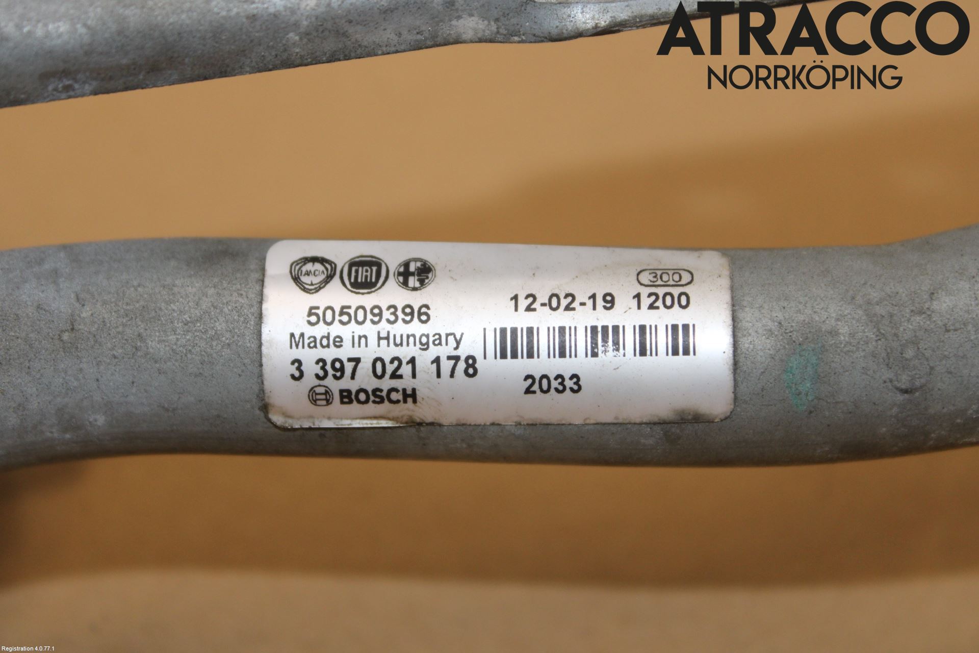 Alfa GIULIETTA Torkarmekanism Vindruta