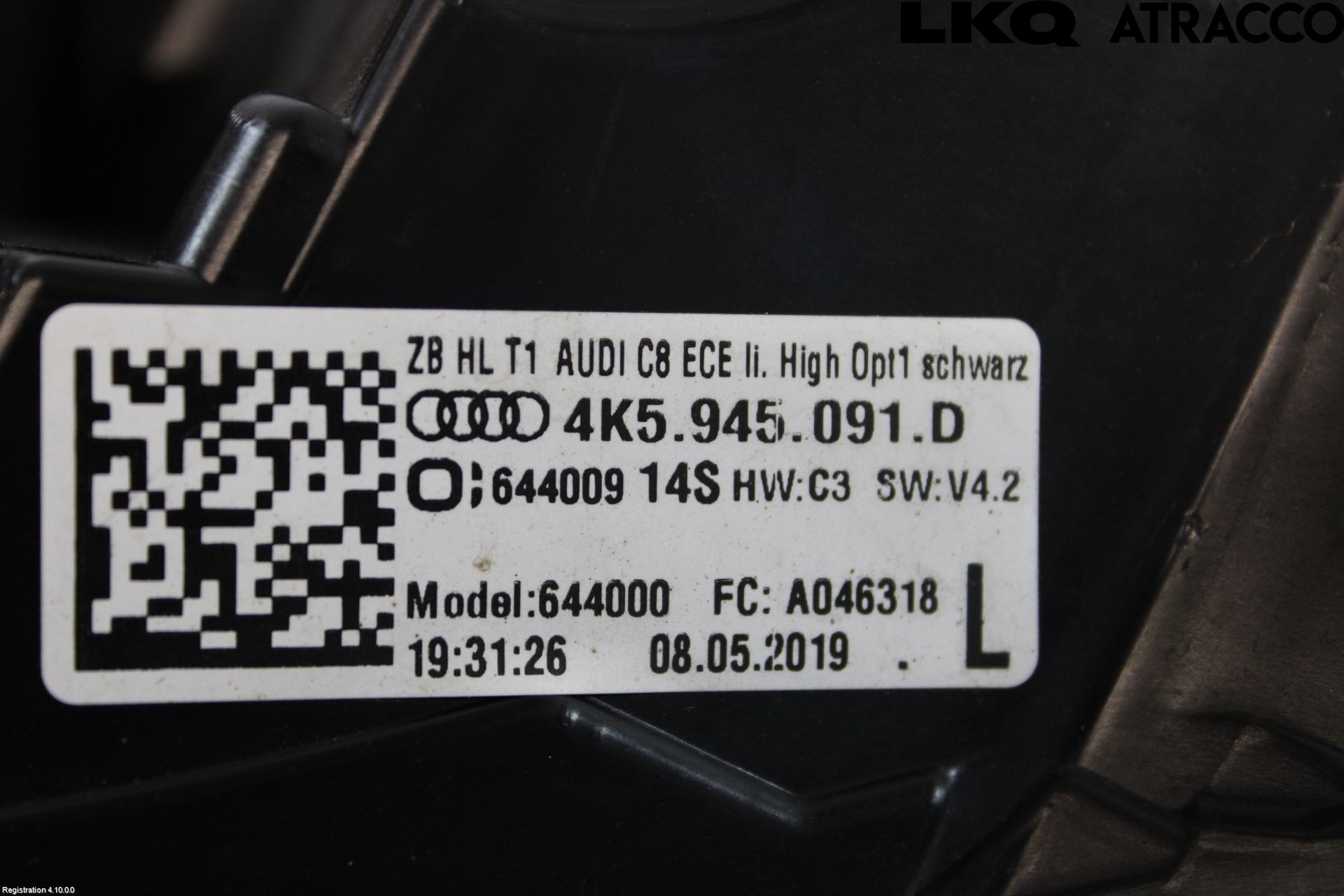 Audi A6 F2/C8 19- Bakljus Vänster