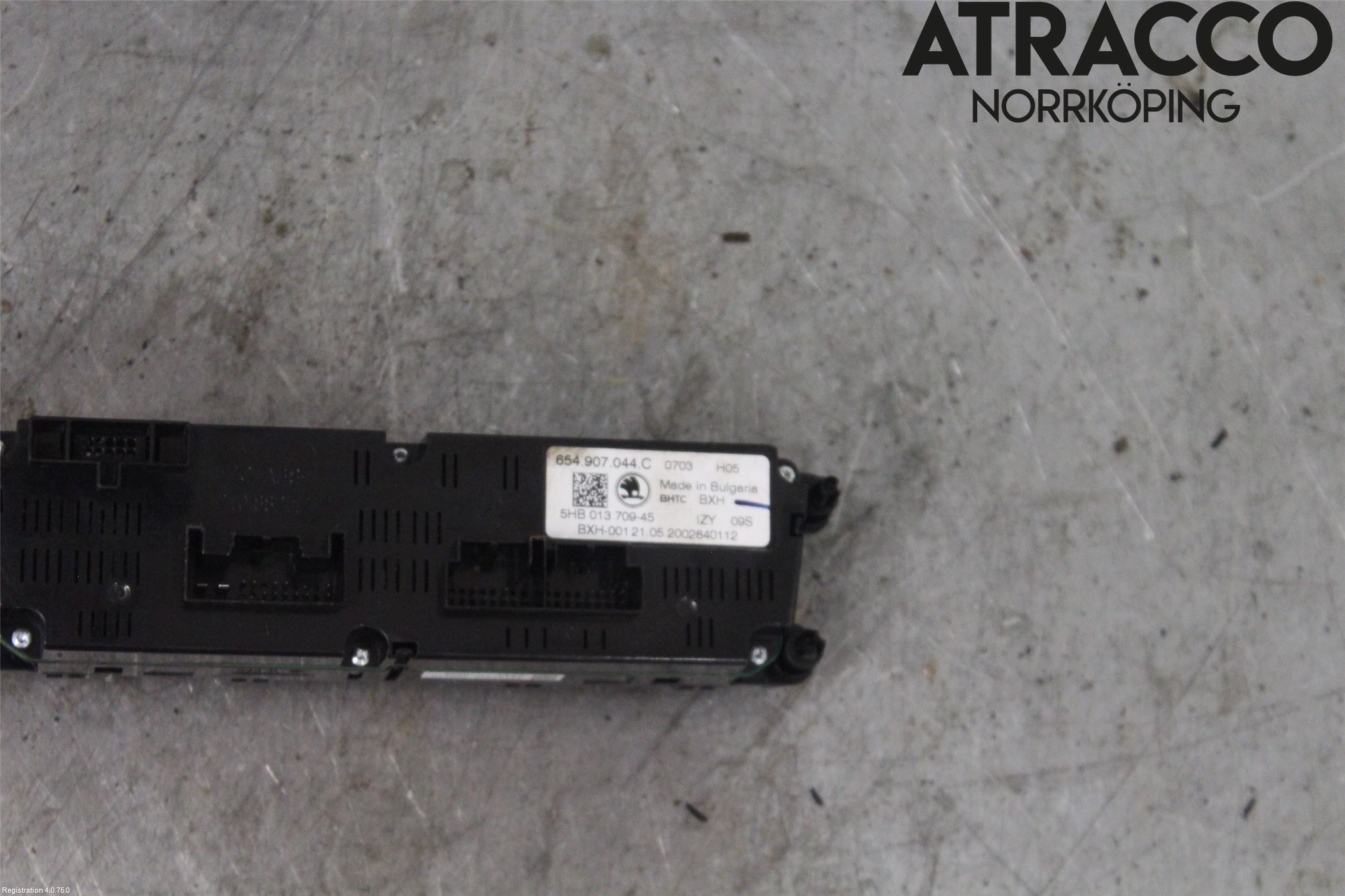 Skoda SCALA 19- Värmereglage