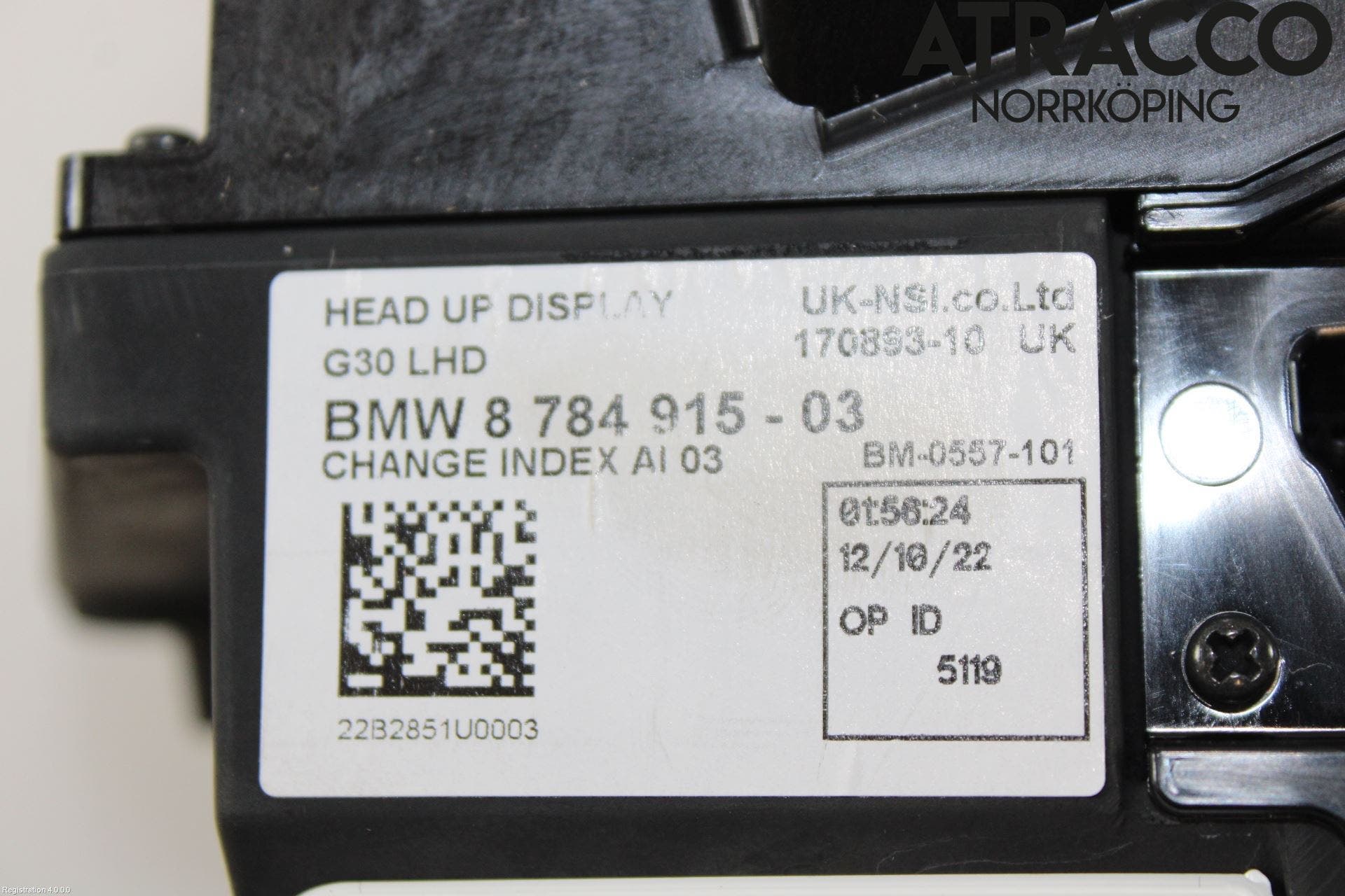 BMW 5 G30/G31/F90 17-23 Bildskärm